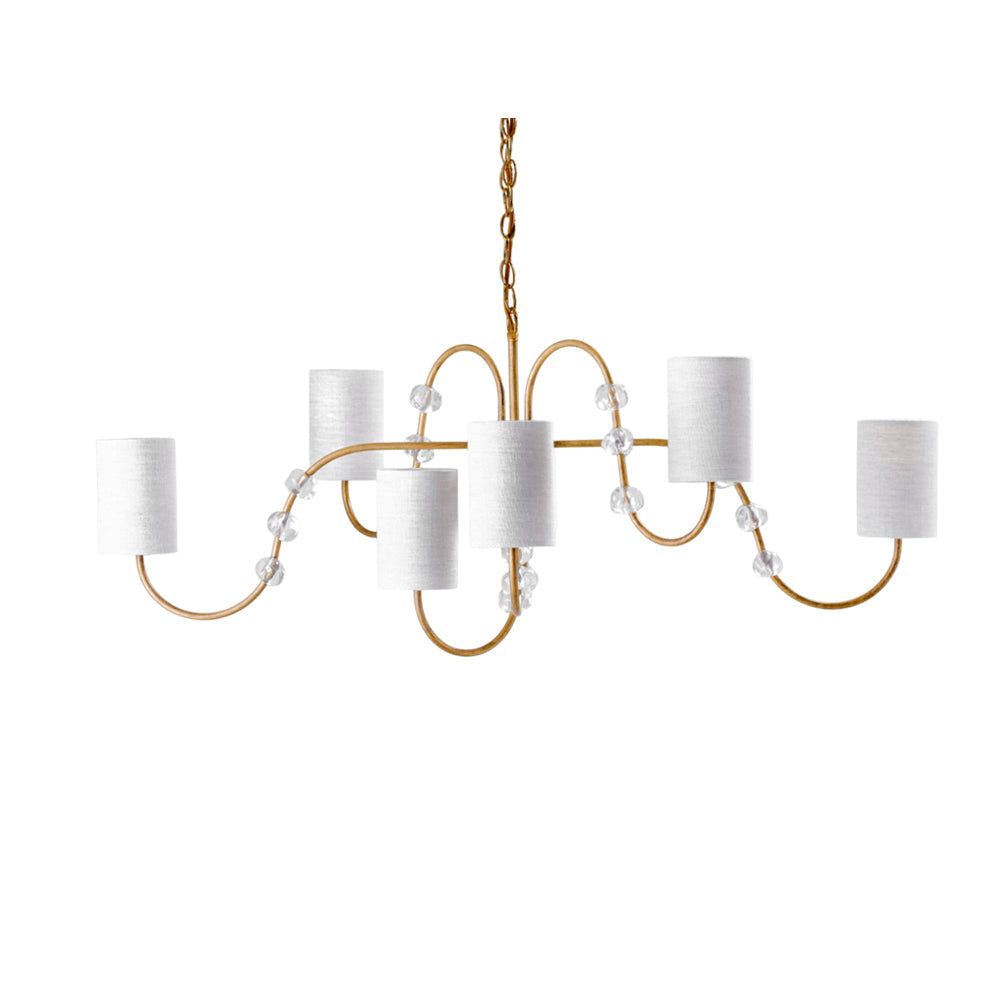 Ravenswood Crystal Cascade Chandelier