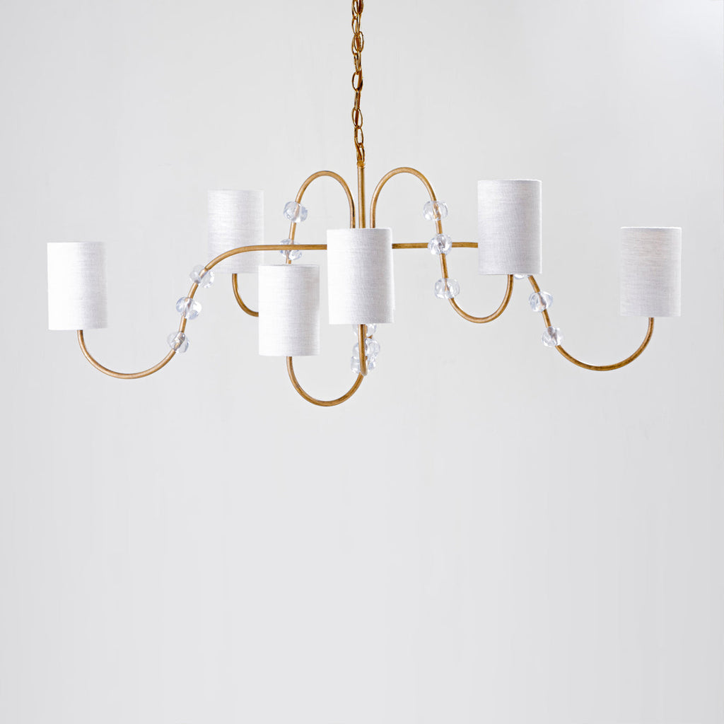 Ravenswood Crystal Cascade Chandelier