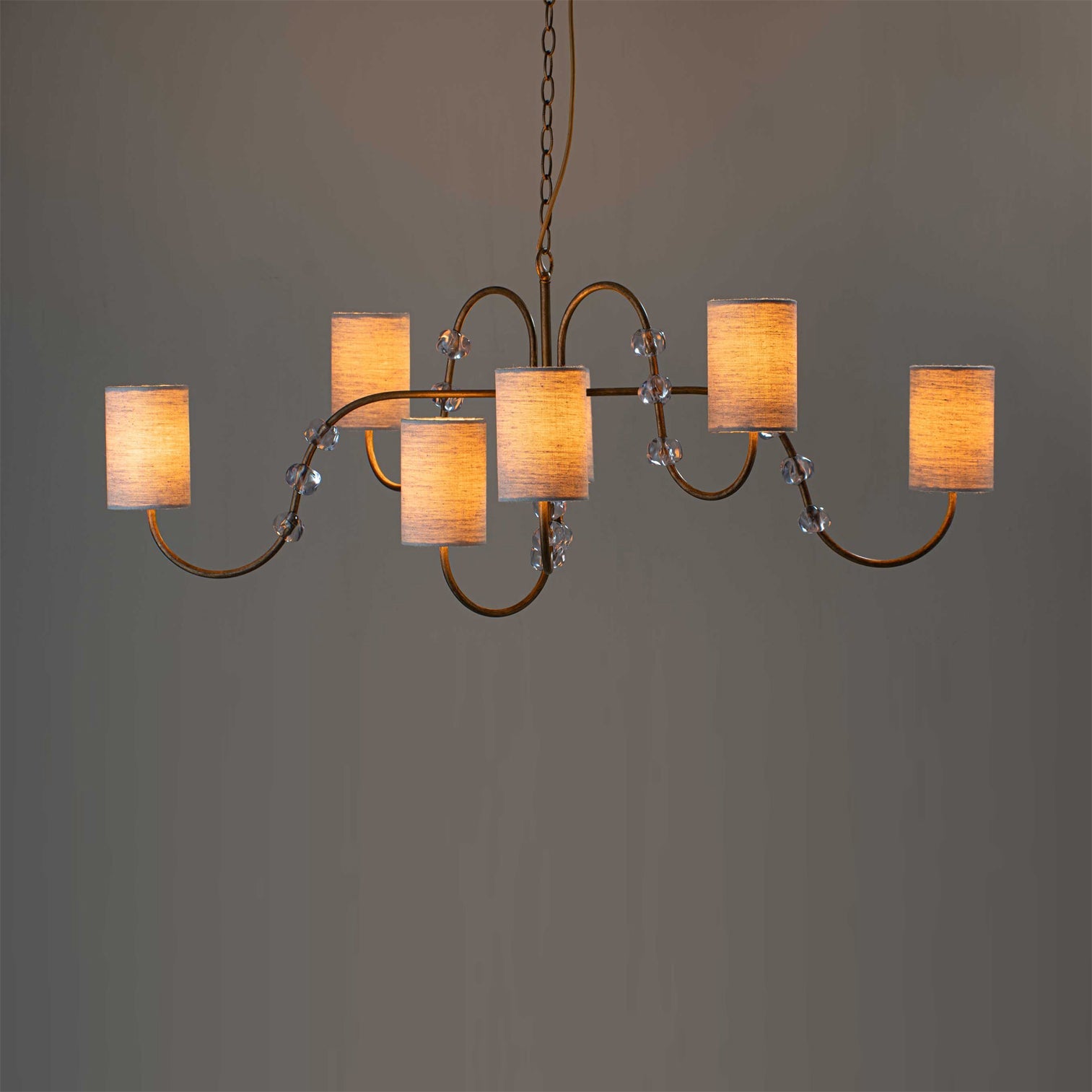 Ravenswood Crystal Cascade Chandelier