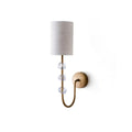WINTHROP GLOWING BRASS WALL SCONCE