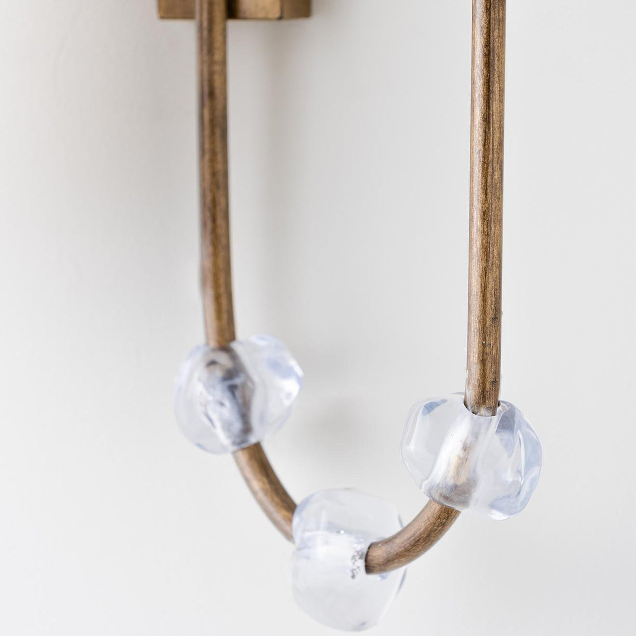 WINTHROP GLOWING BRASS WALL SCONCE