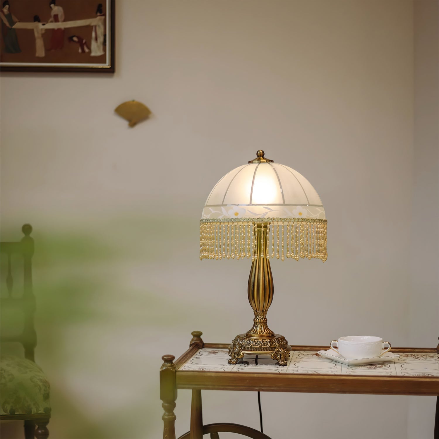 WHITTINGTON BLOOMING TASSELS LAMP