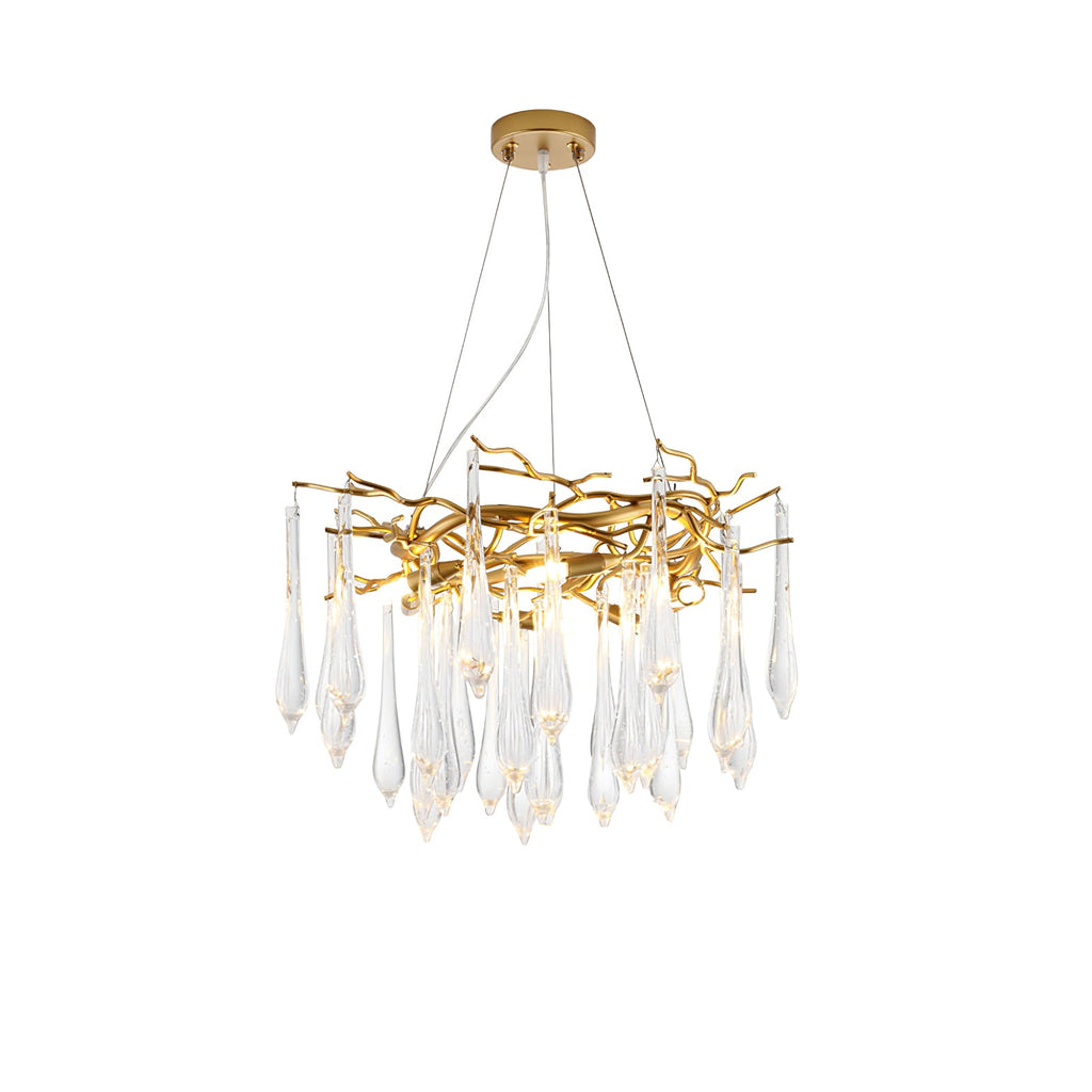 RAVENSDALE CRYSTAL DROPLET CEILING LUMINAIRE