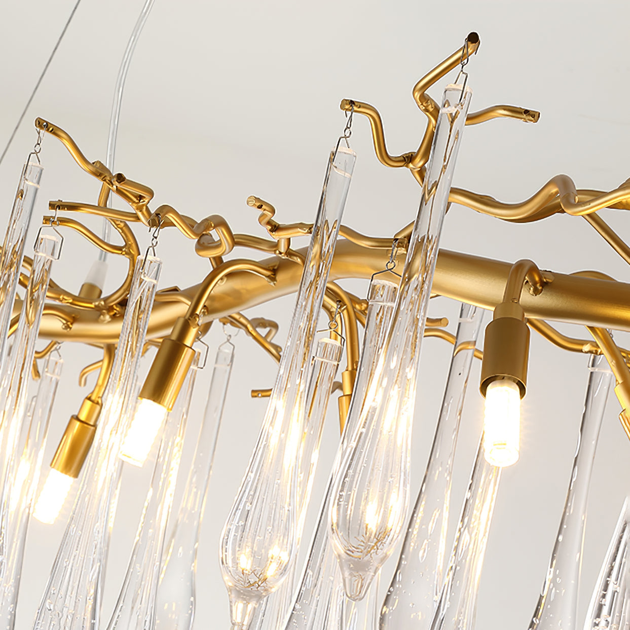 RAVENSDALE CRYSTAL DROPLET CEILING LUMINAIRE