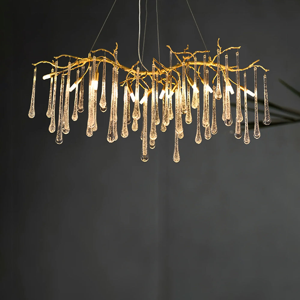 SEAFOAM ARTISAN CHANDELIER