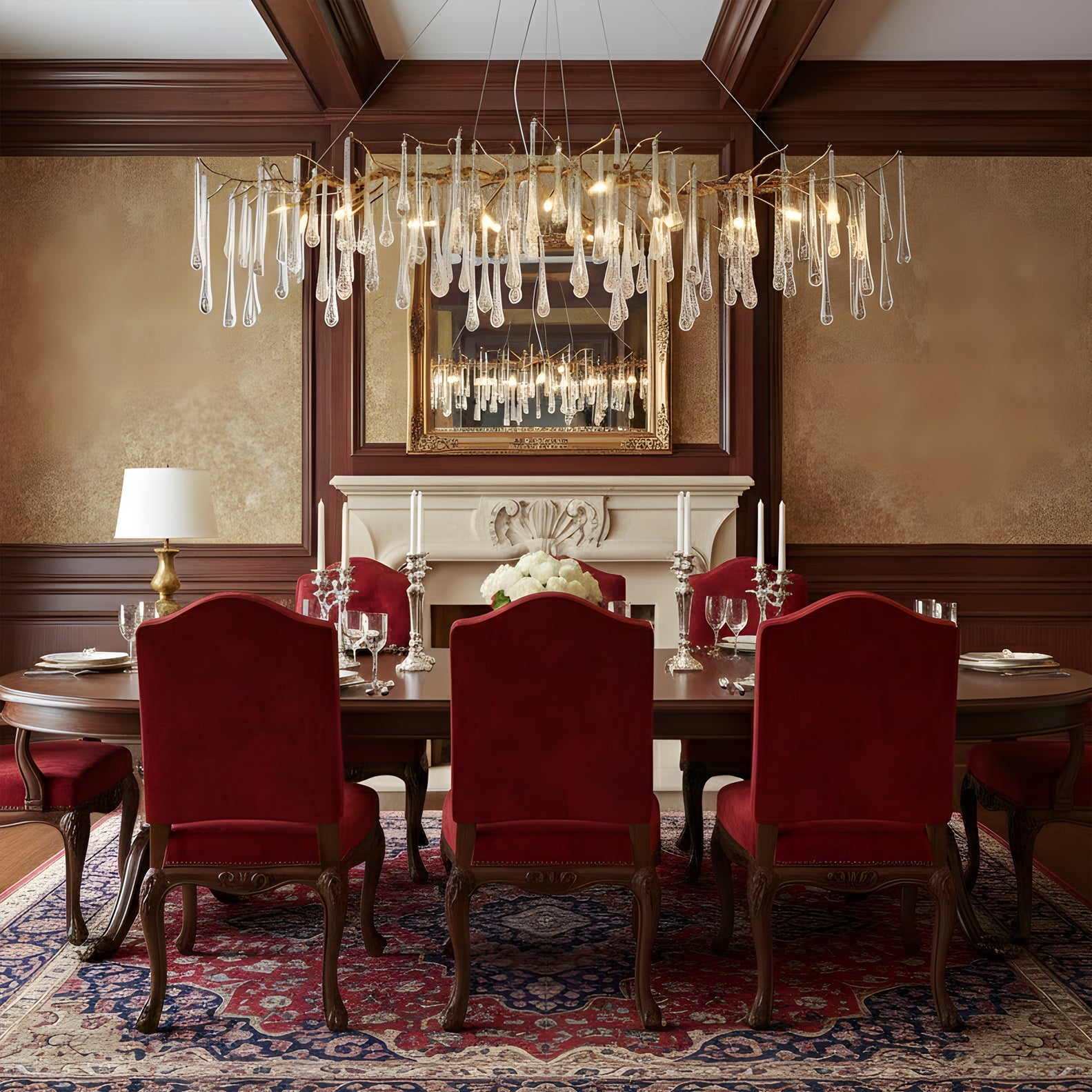 SEAFOAM ARTISAN CHANDELIER