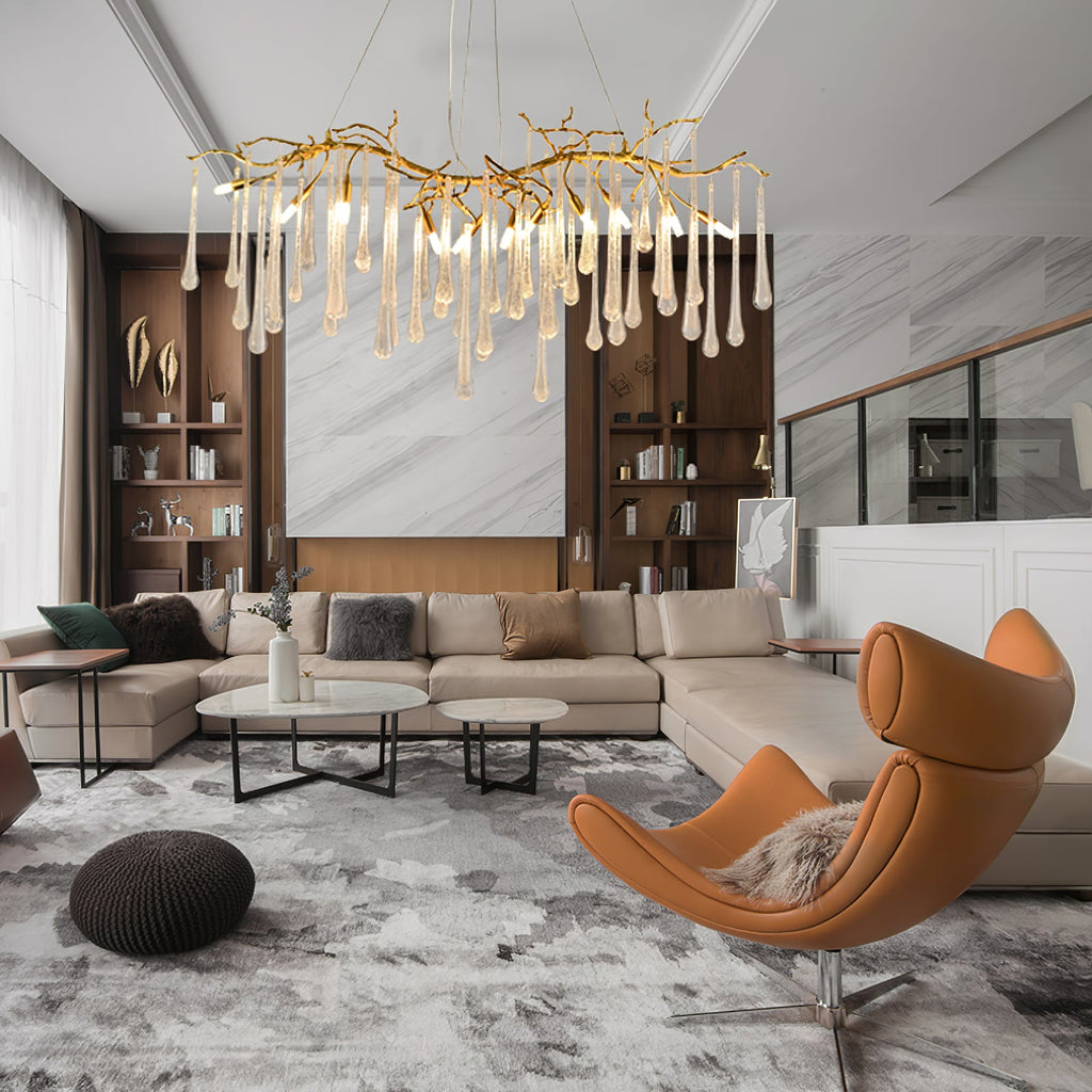 SEAFOAM ARTISAN CHANDELIER