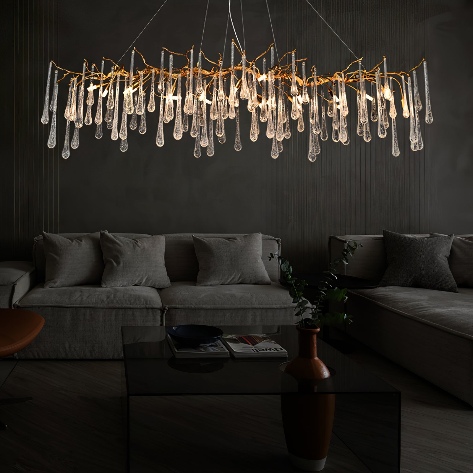 SEAFOAM ARTISAN CHANDELIER