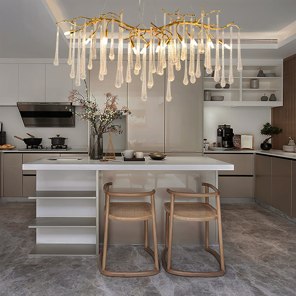 SEAFOAM ARTISAN CHANDELIER
