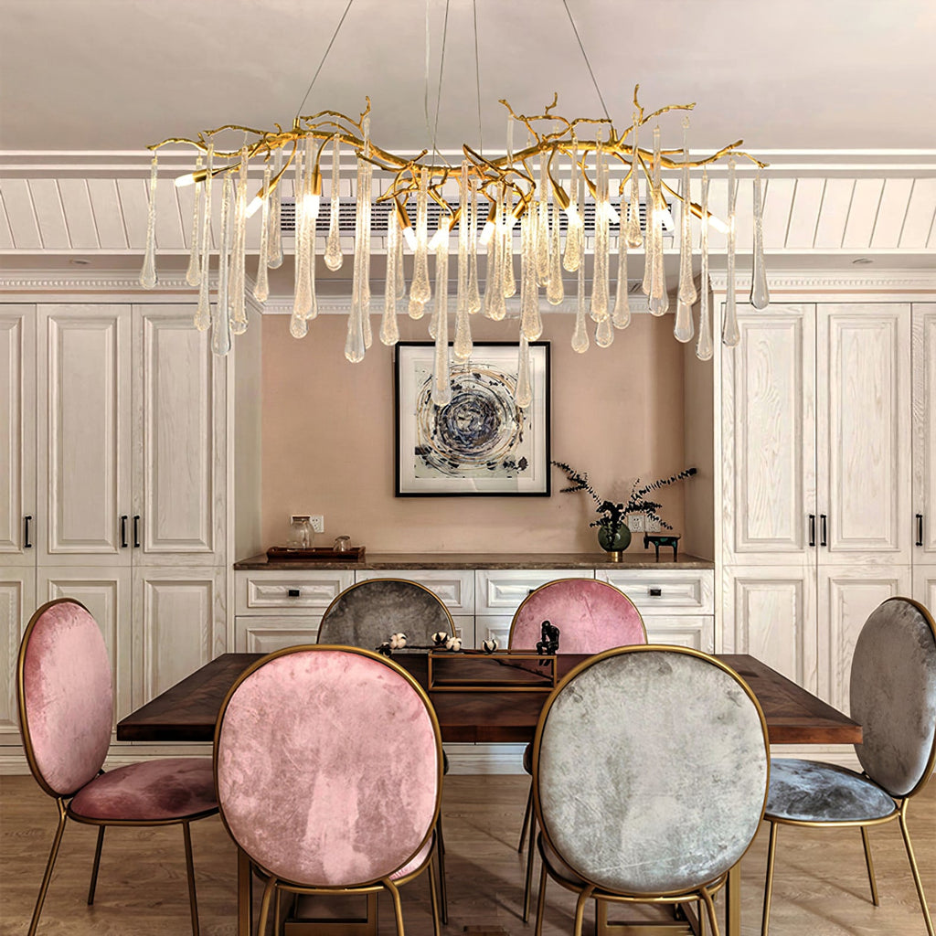 SEAFOAM ARTISAN CHANDELIER