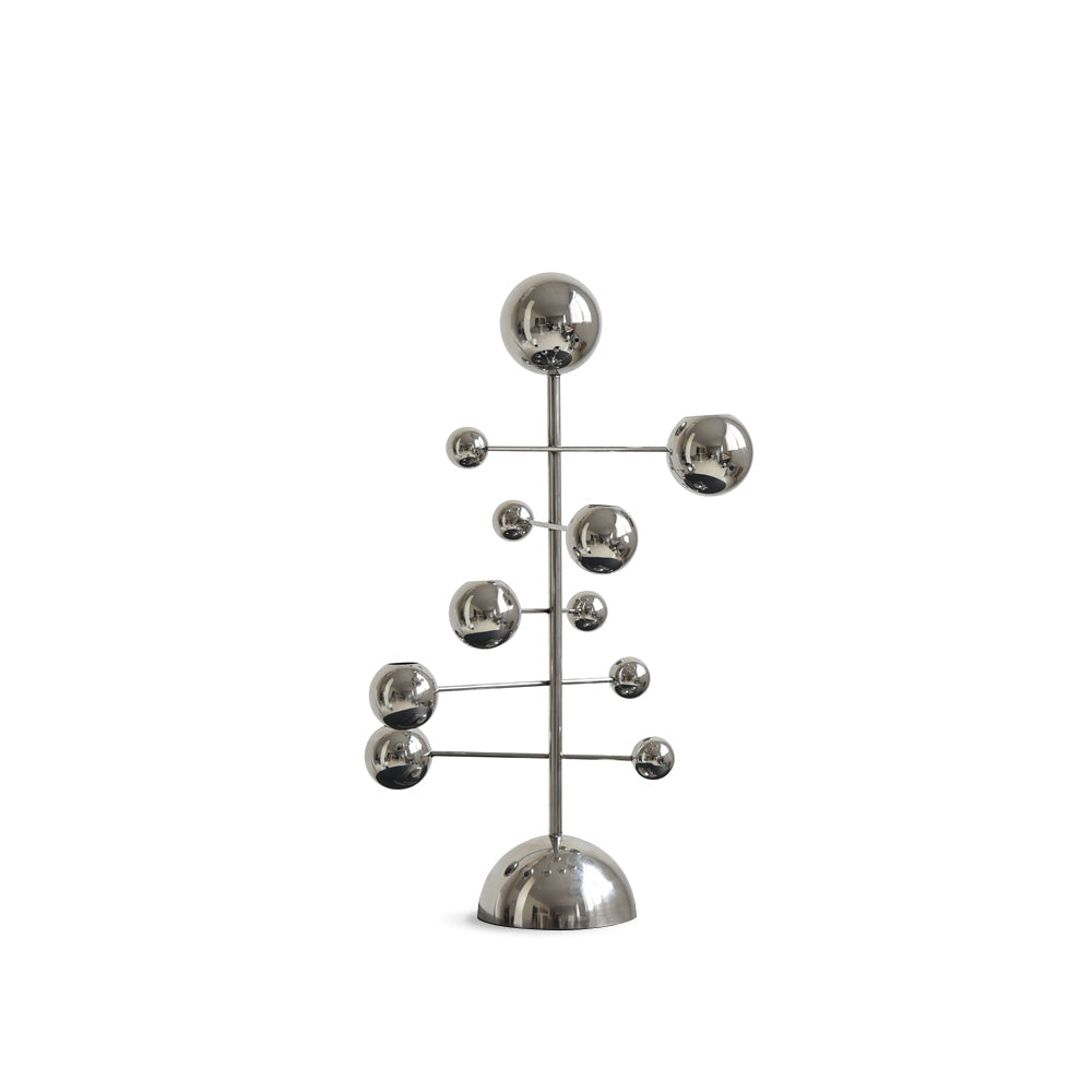 WINTHROP WROUGHT IRON FIVE-ARM CANDLE HOLDER