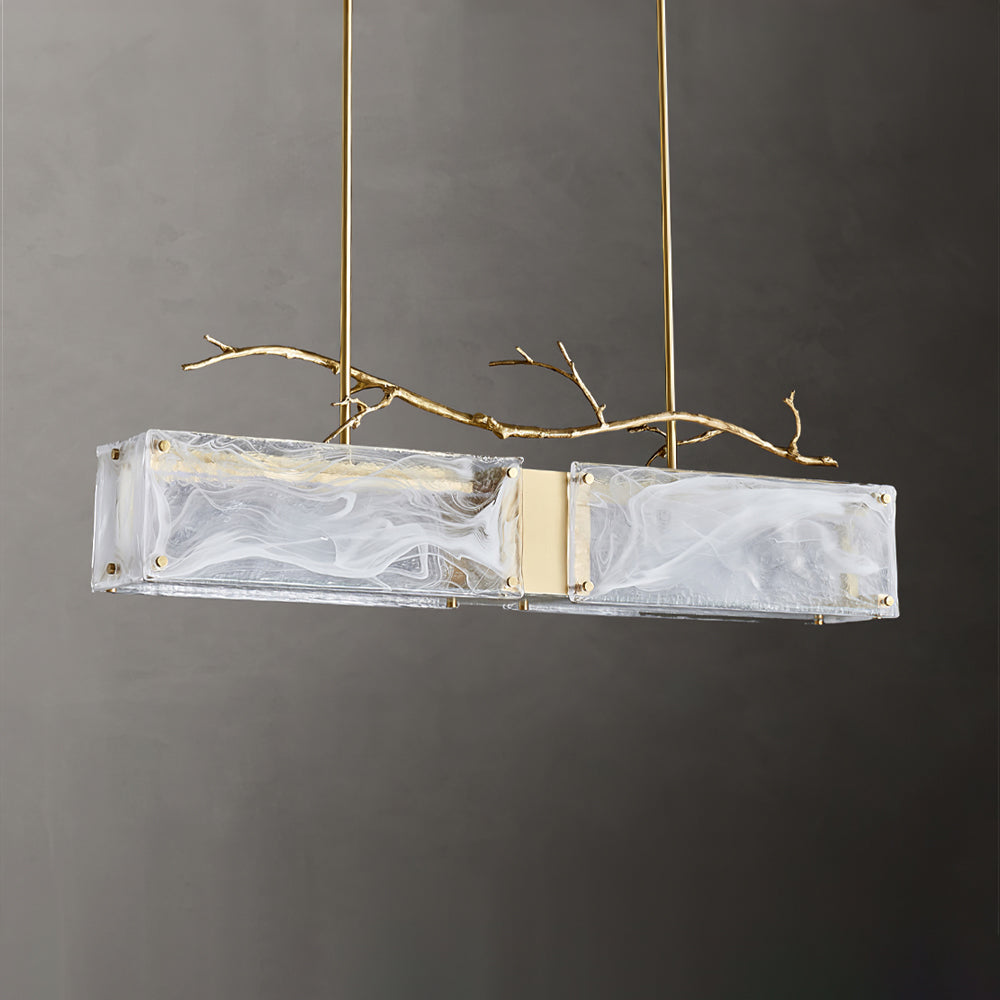 CORALINE CRYSTAL LANTERN CHANDELIER