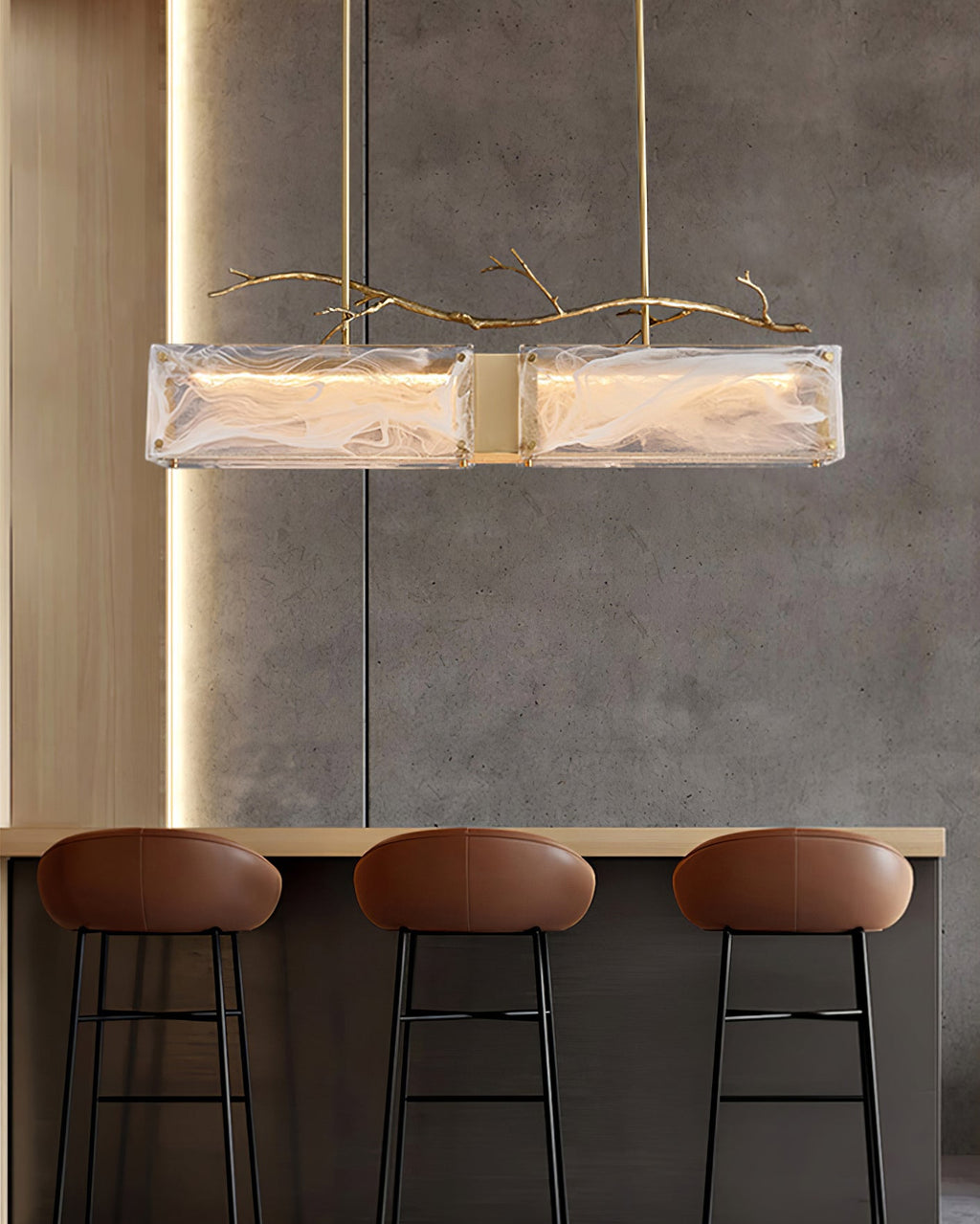 CORALINE CRYSTAL LANTERN CHANDELIER