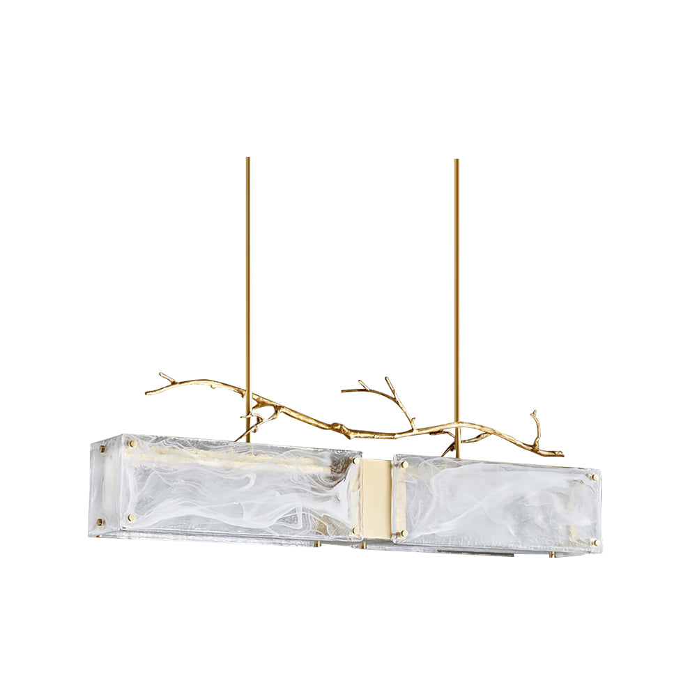 CORALINE CRYSTAL LANTERN CHANDELIER