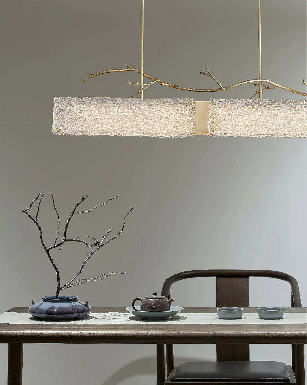 CORALINE CRYSTAL LANTERN CHANDELIER