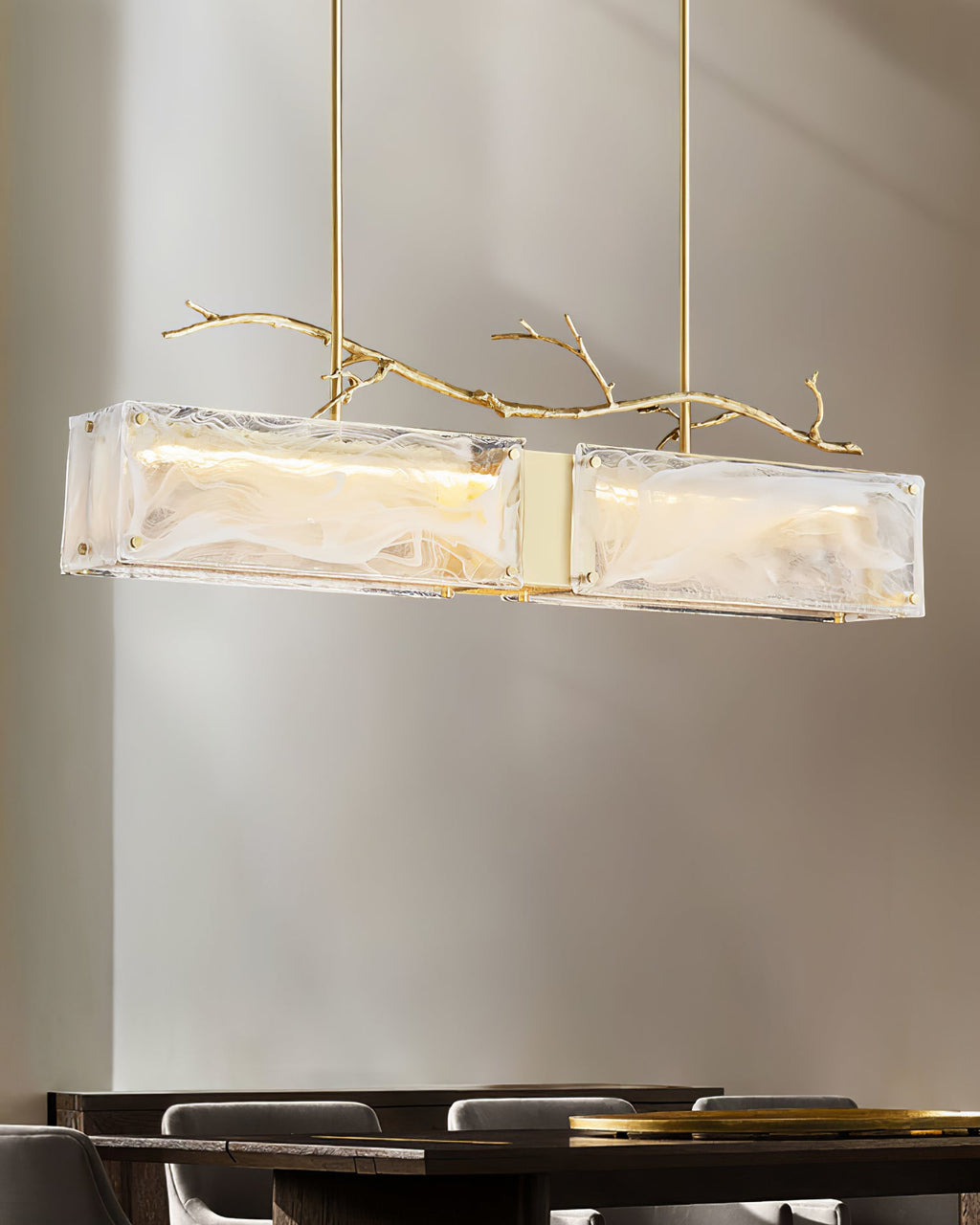 CORALINE CRYSTAL LANTERN CHANDELIER