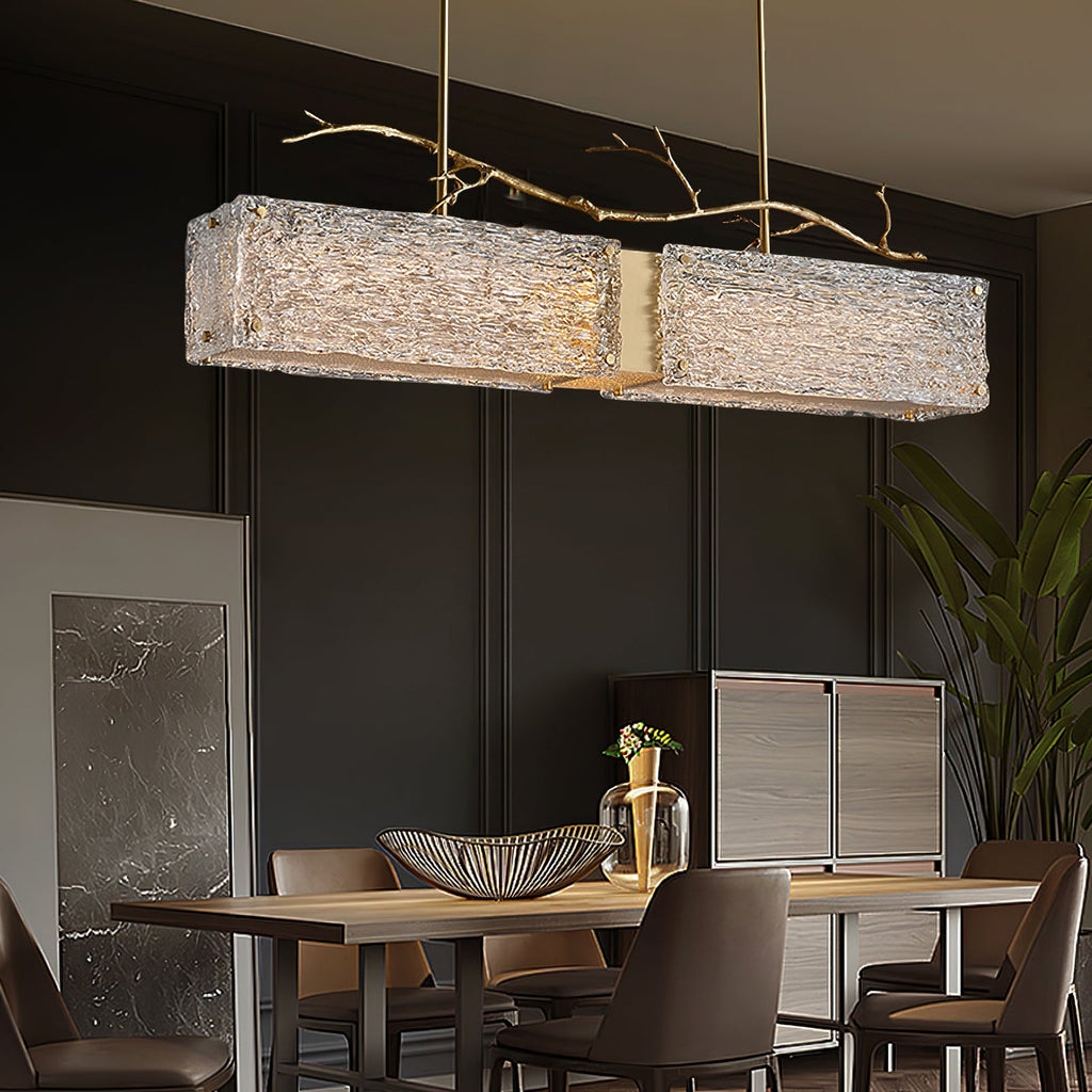 CORALINE CRYSTAL LANTERN CHANDELIER