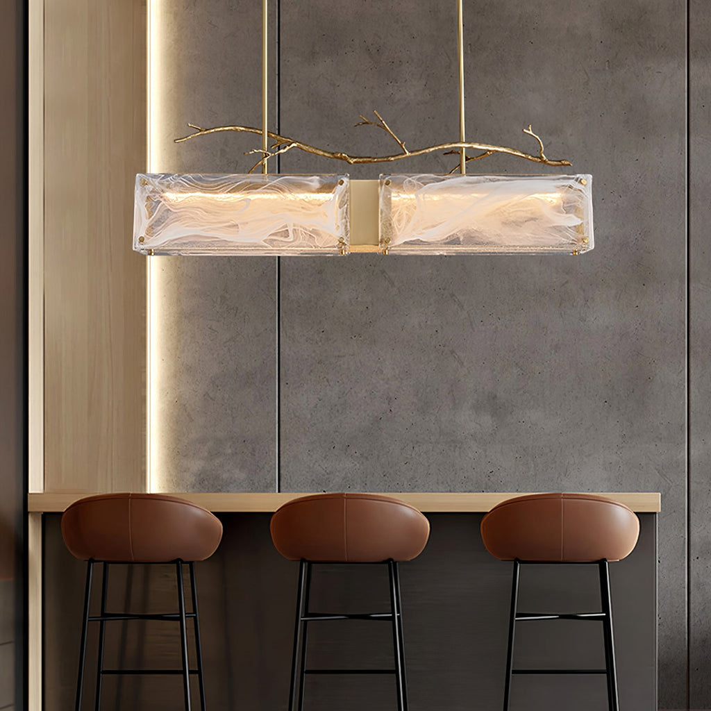 CORALINE CRYSTAL LANTERN CHANDELIER