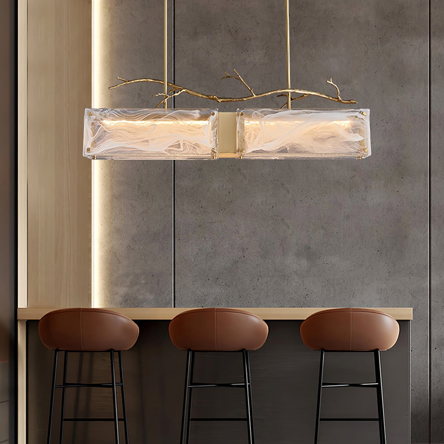 CORALINE CRYSTAL LANTERN CHANDELIER