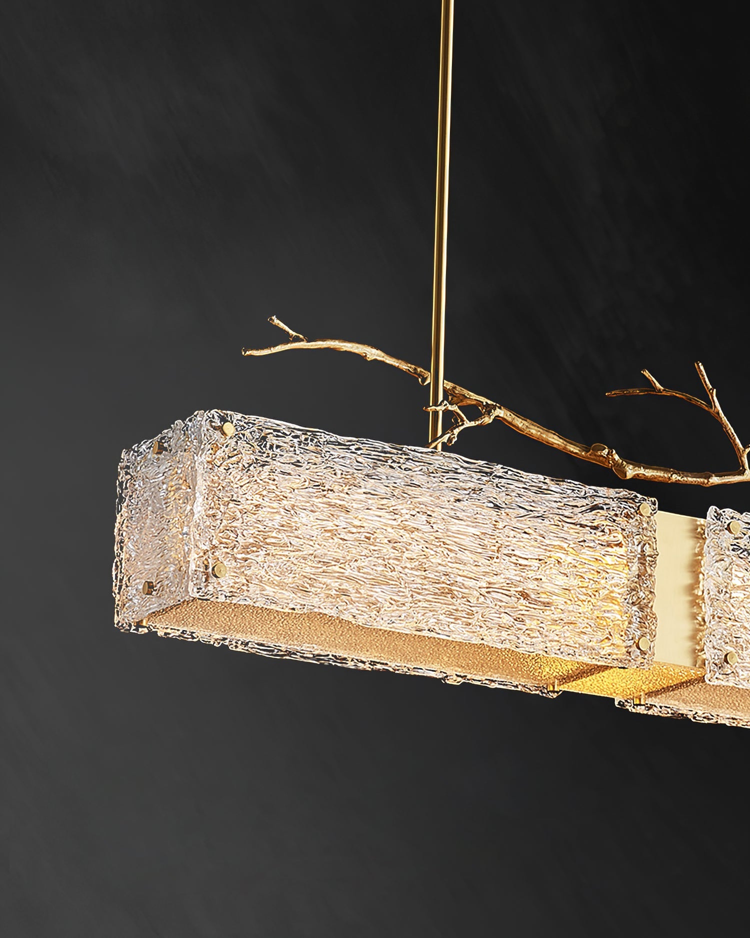 CORALINE CRYSTAL LANTERN CHANDELIER