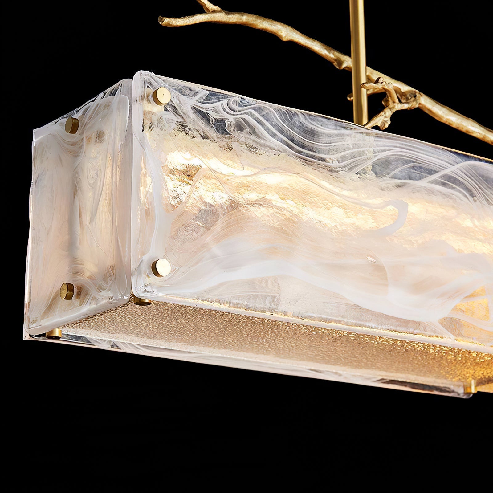 CORALINE CRYSTAL LANTERN CHANDELIER