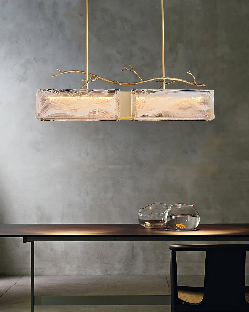CORALINE CRYSTAL LANTERN CHANDELIER