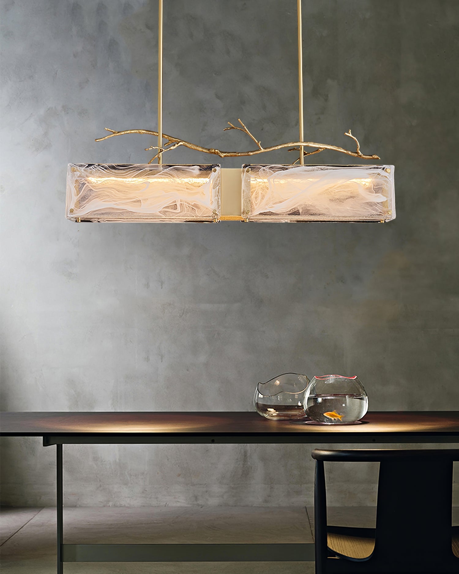 CORALINE CRYSTAL LANTERN CHANDELIER