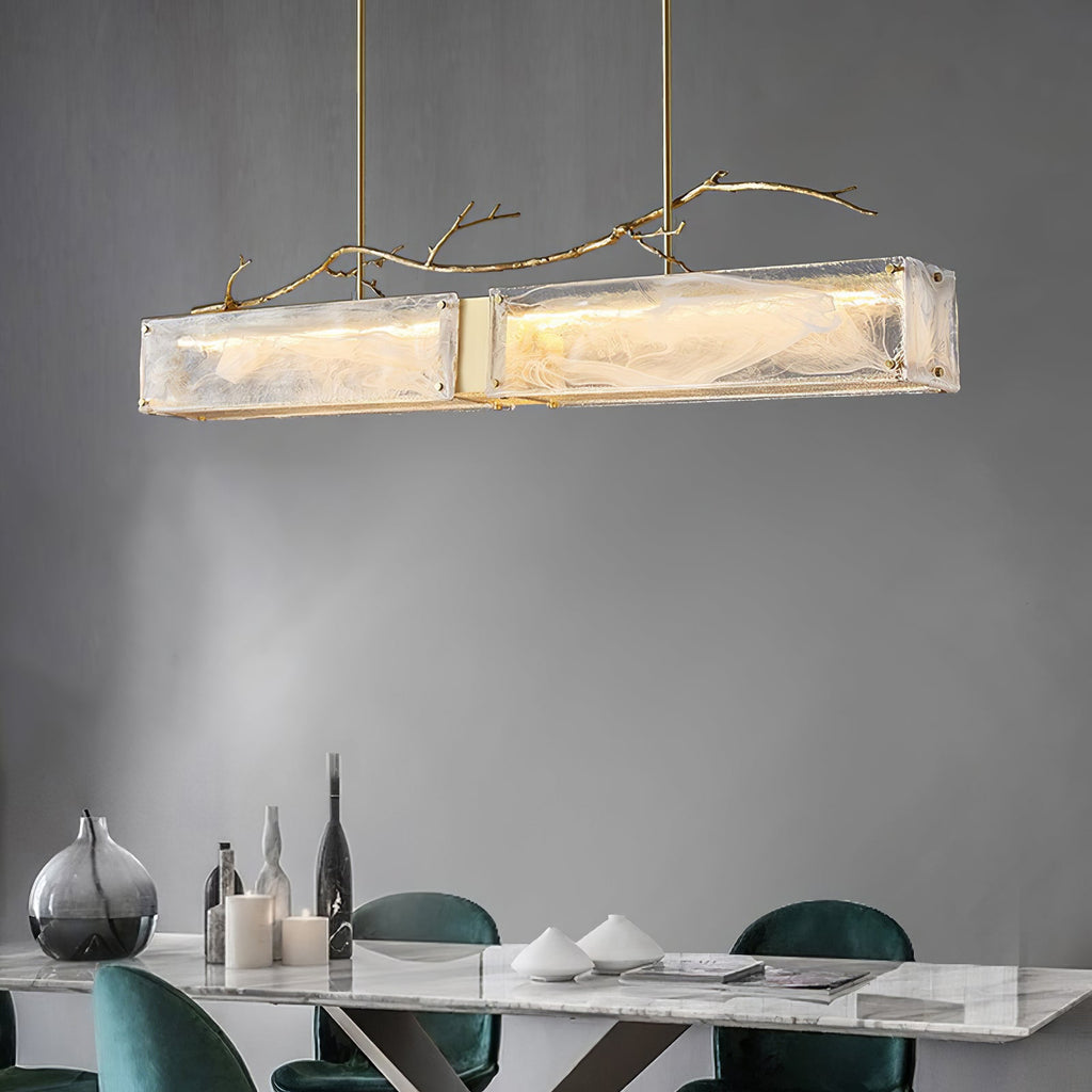 CORALINE CRYSTAL LANTERN CHANDELIER