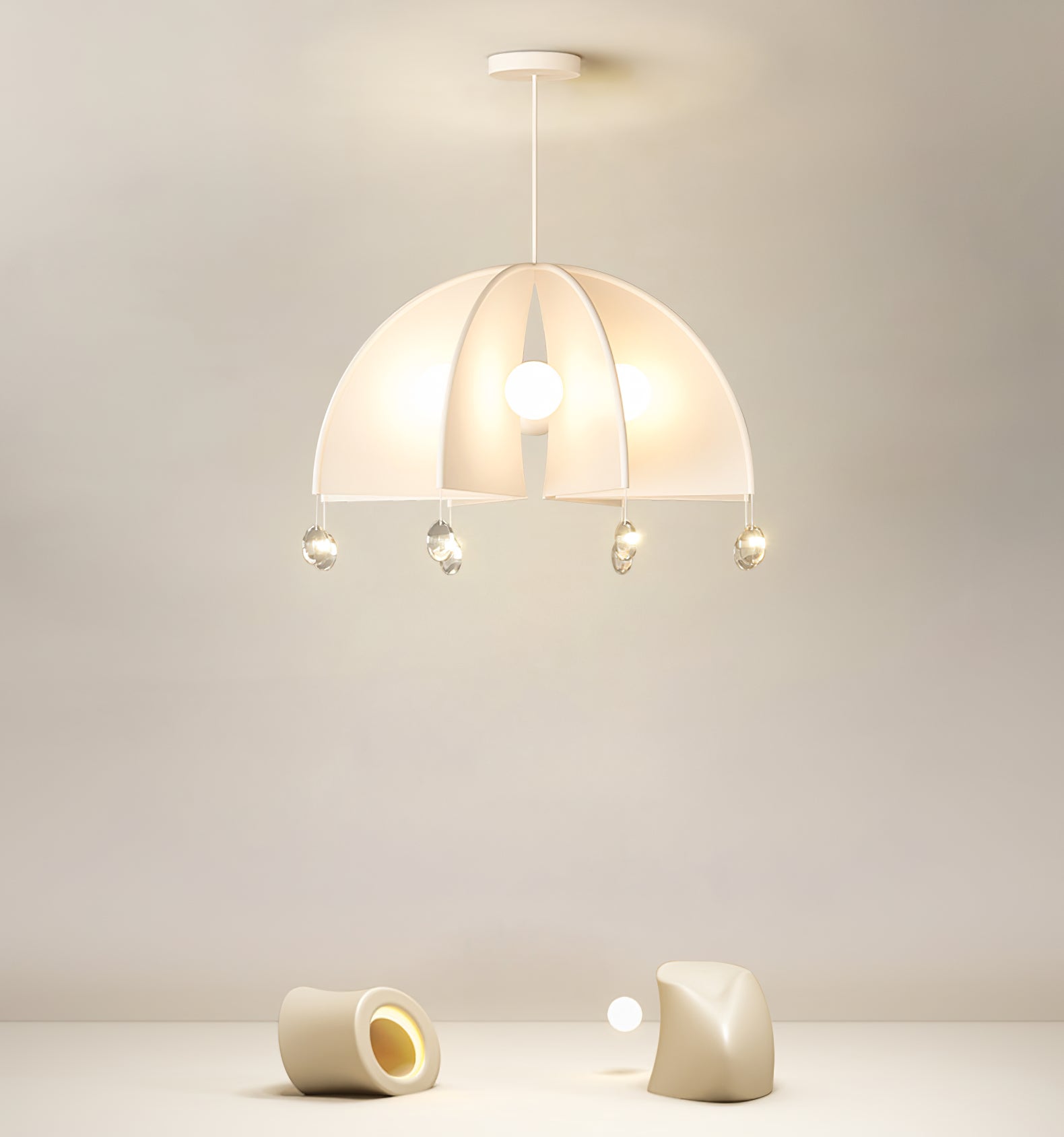 WINTHORPE ARTISANAL GLASS HANGING LANTERN