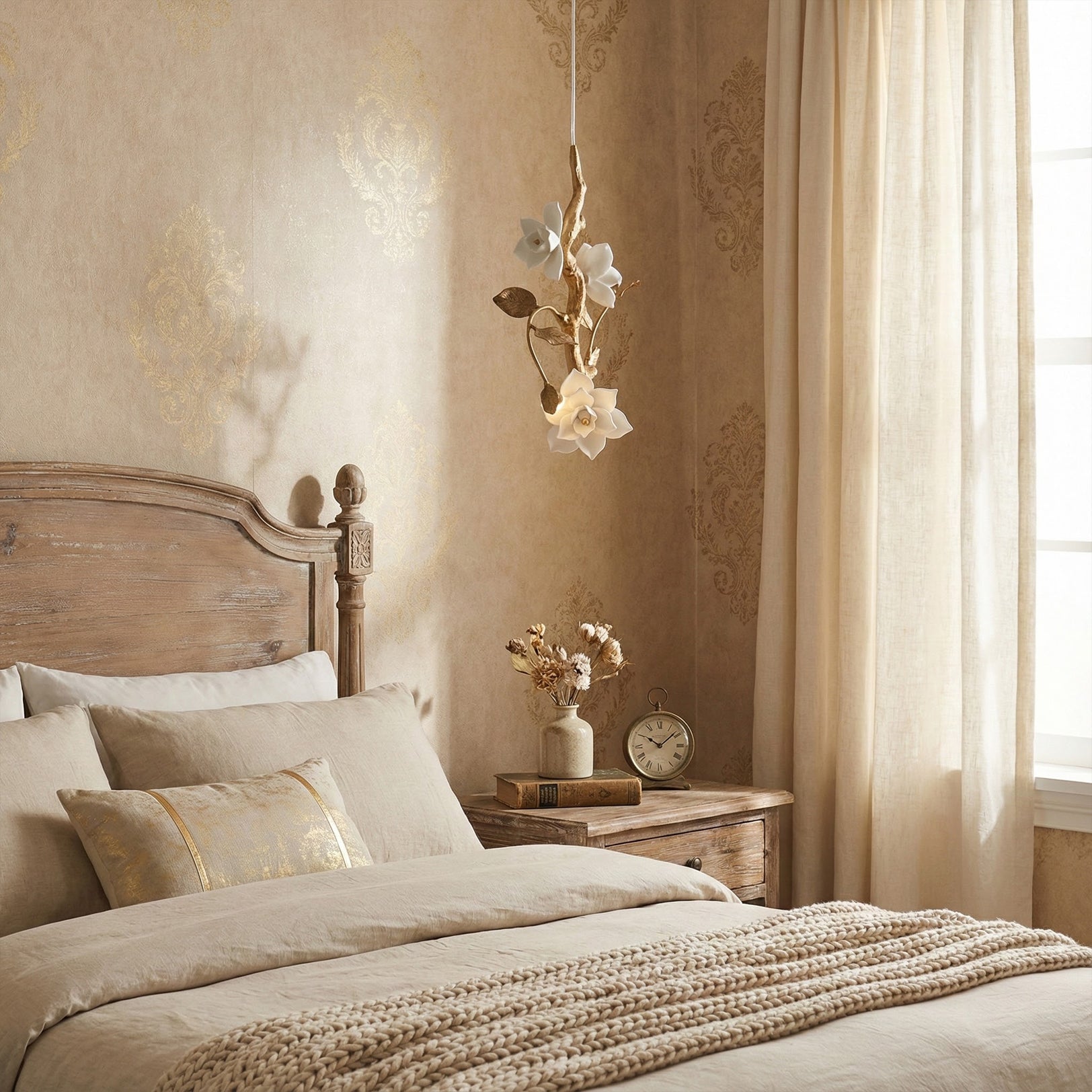 FLORENTINE PETAL HANGING LUMINAIRE