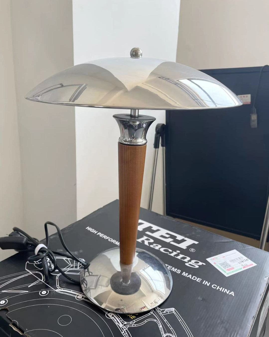 WINTHROP WOVEN TEXTILE TABLE LANTERN