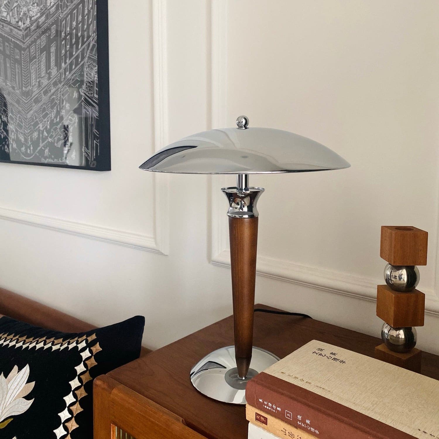 WINTHROP WOVEN TEXTILE TABLE LANTERN