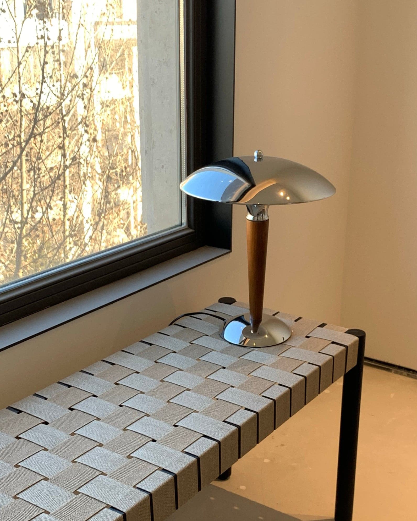 WINTHROP WOVEN TEXTILE TABLE LANTERN