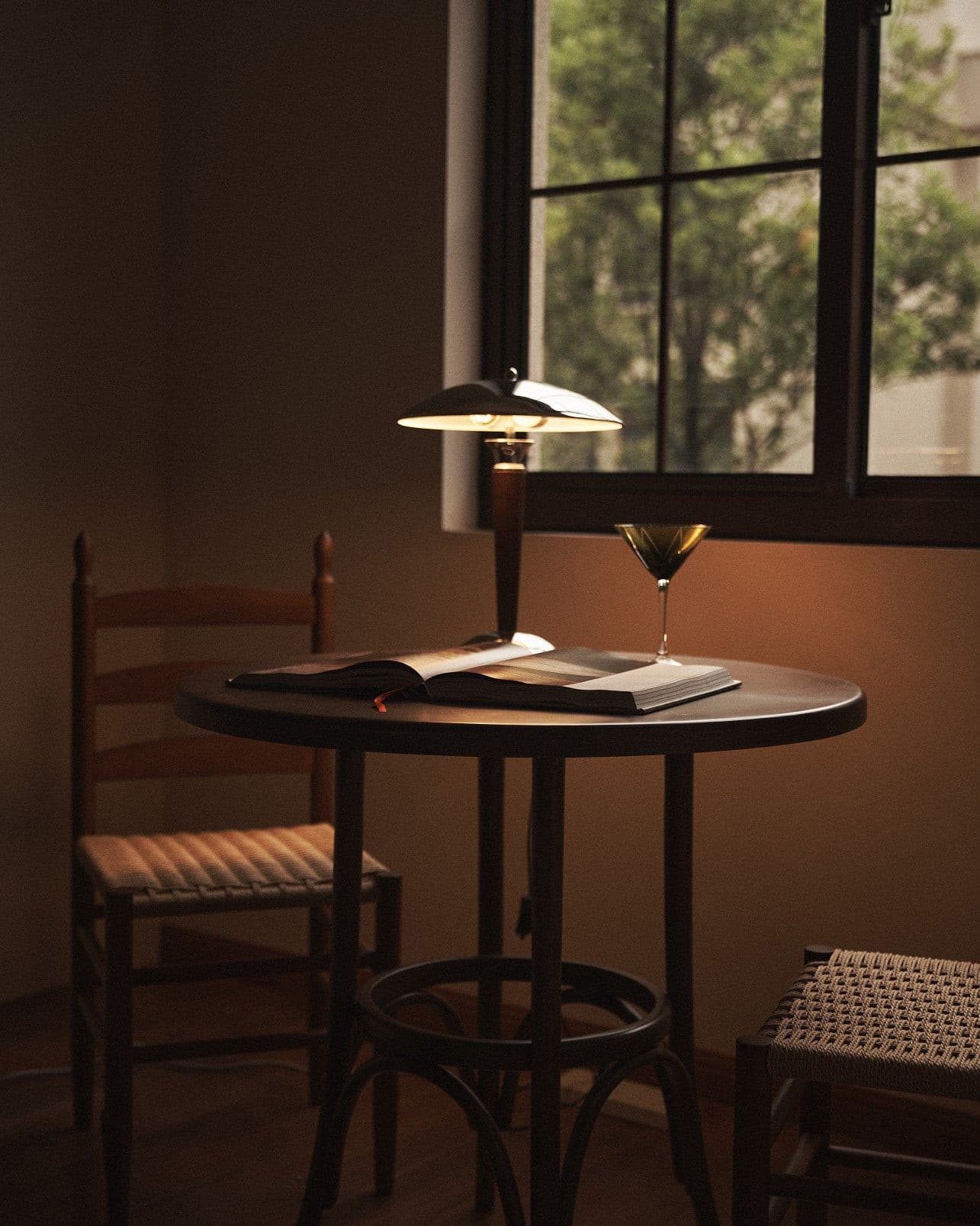 WINTHROP WOVEN TEXTILE TABLE LANTERN