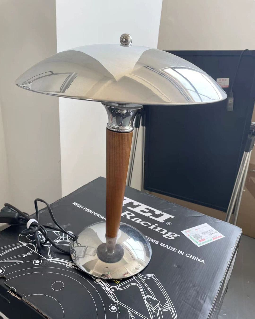 WINTHROP WOVEN TEXTILE TABLE LANTERN
