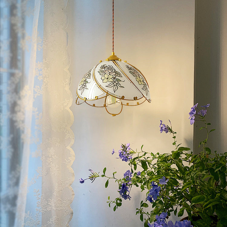 VIOLETTE FLORAL INSPIRATION HANGING LANTERN
