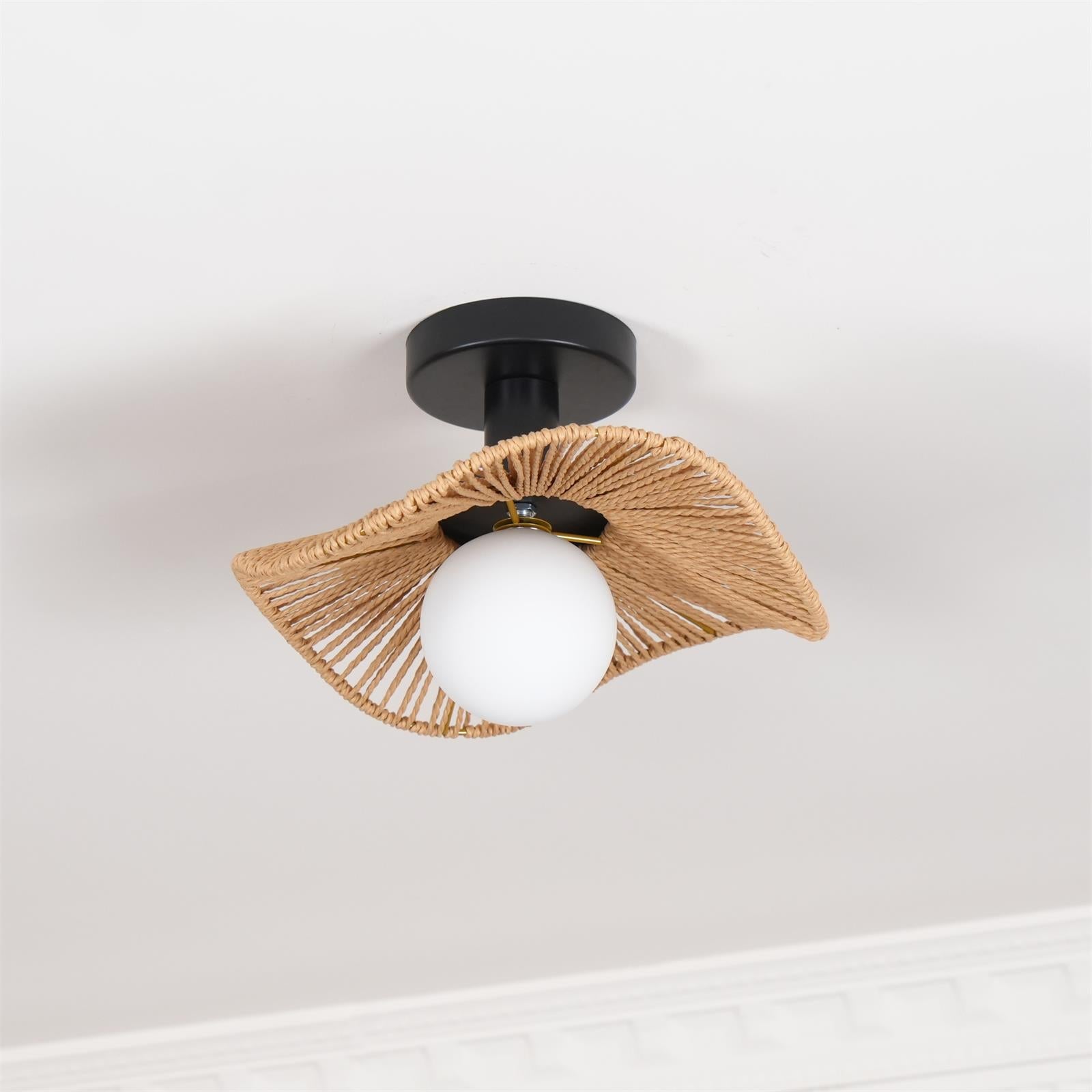 RAVENHURST FROSTED GLASS DOME CEILING LIGHT