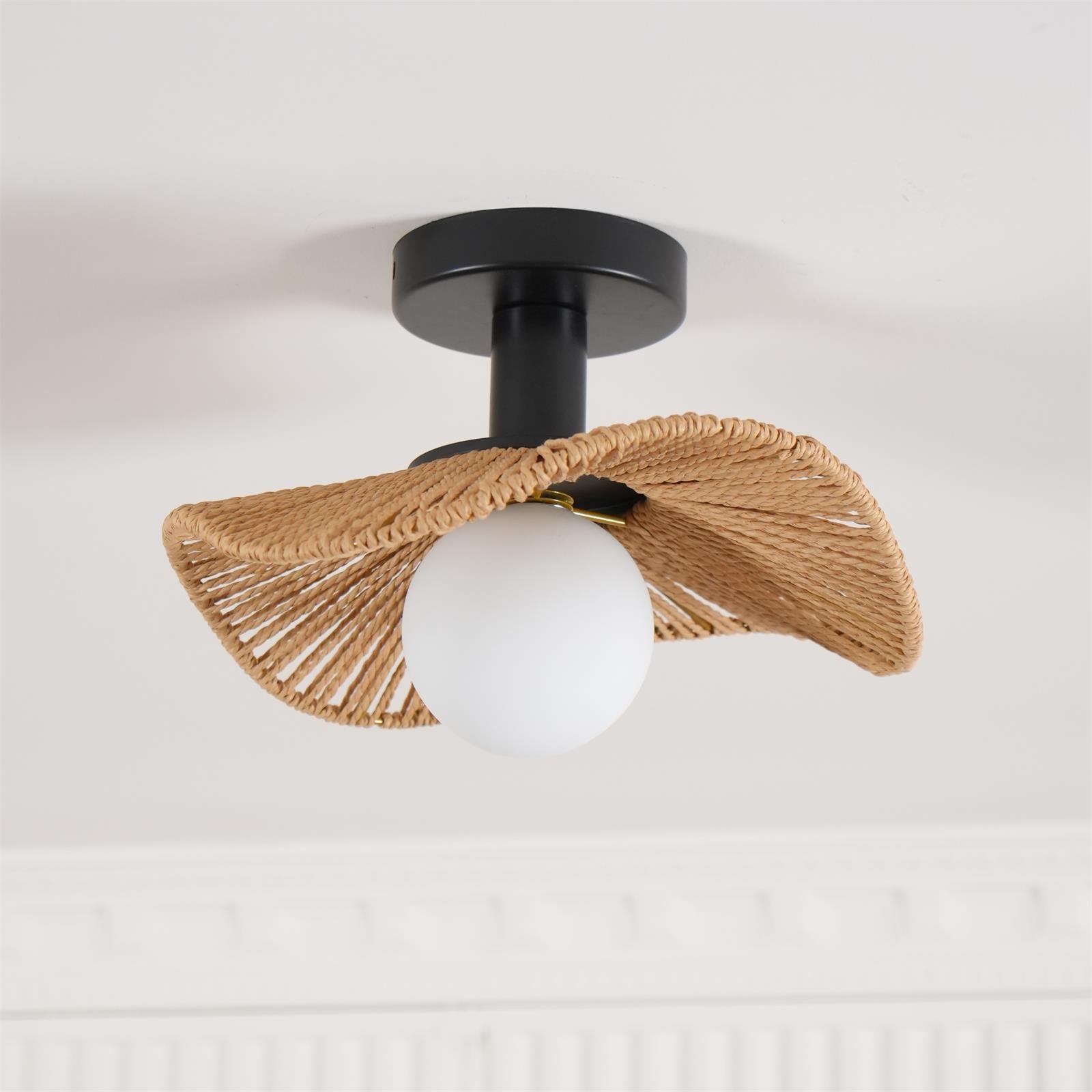 RAVENHURST FROSTED GLASS DOME CEILING LIGHT
