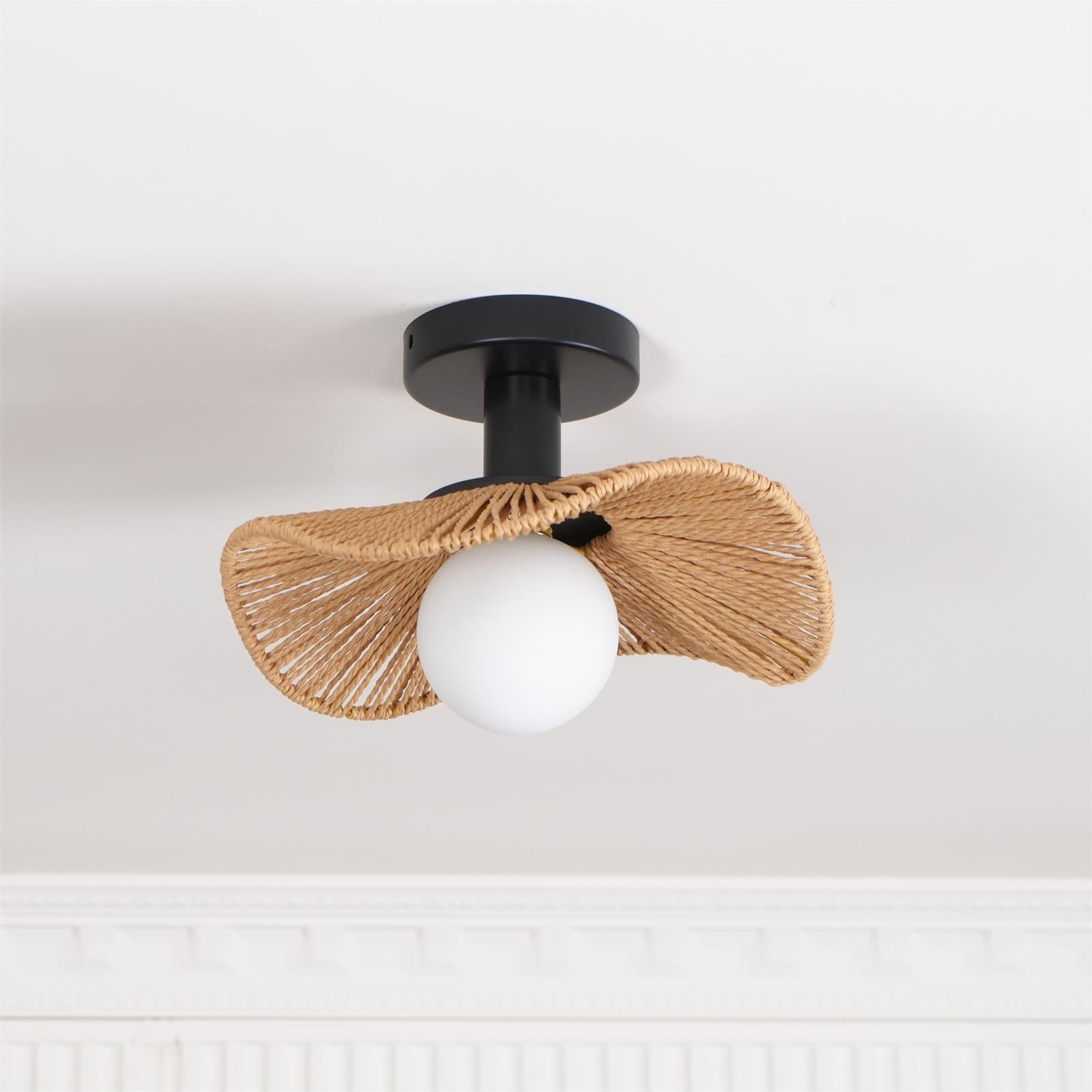 RAVENHURST FROSTED GLASS DOME CEILING LIGHT