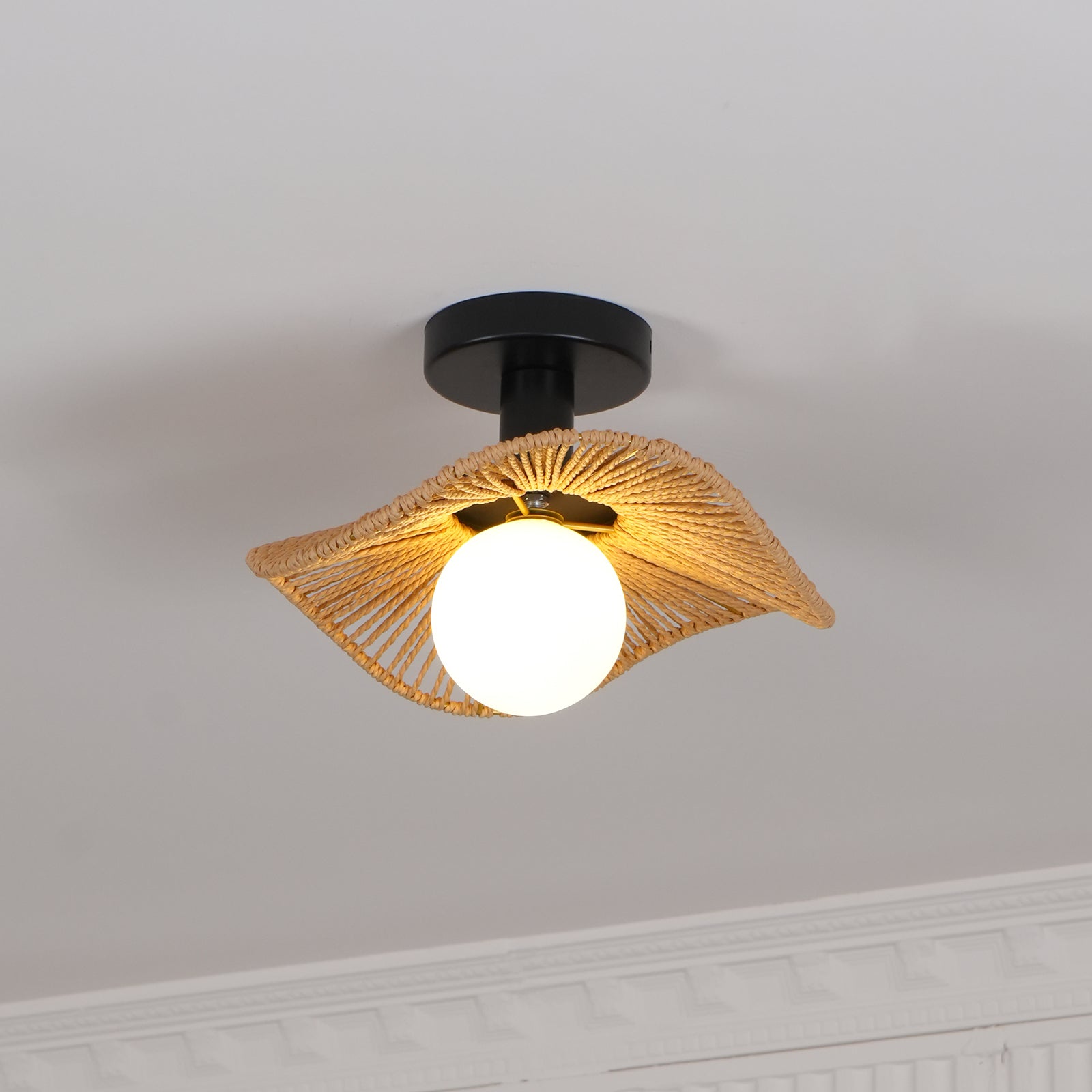 RAVENHURST FROSTED GLASS DOME CEILING LIGHT