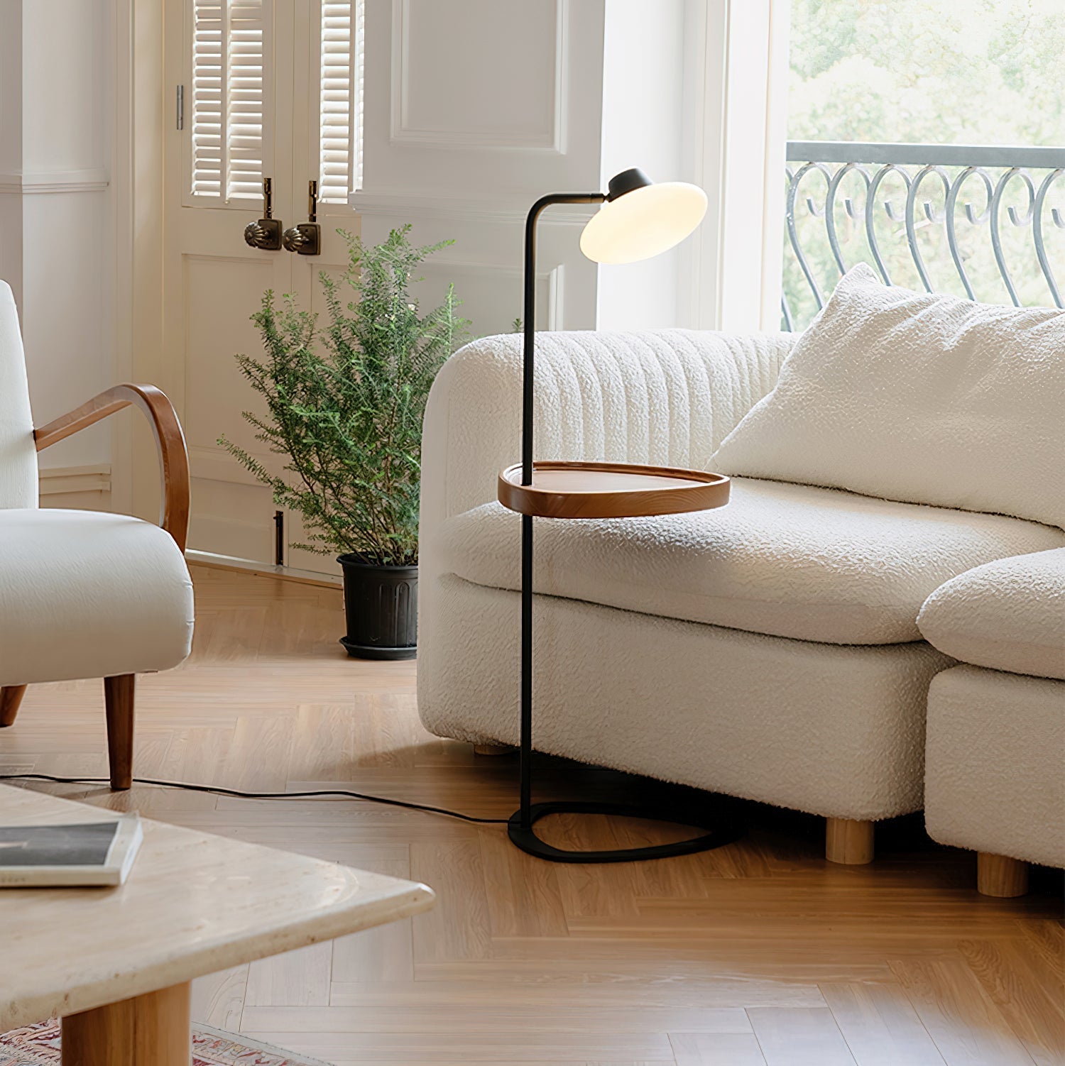 FENWICK TAPERED SHADE FLOOR ILLUMINATOR