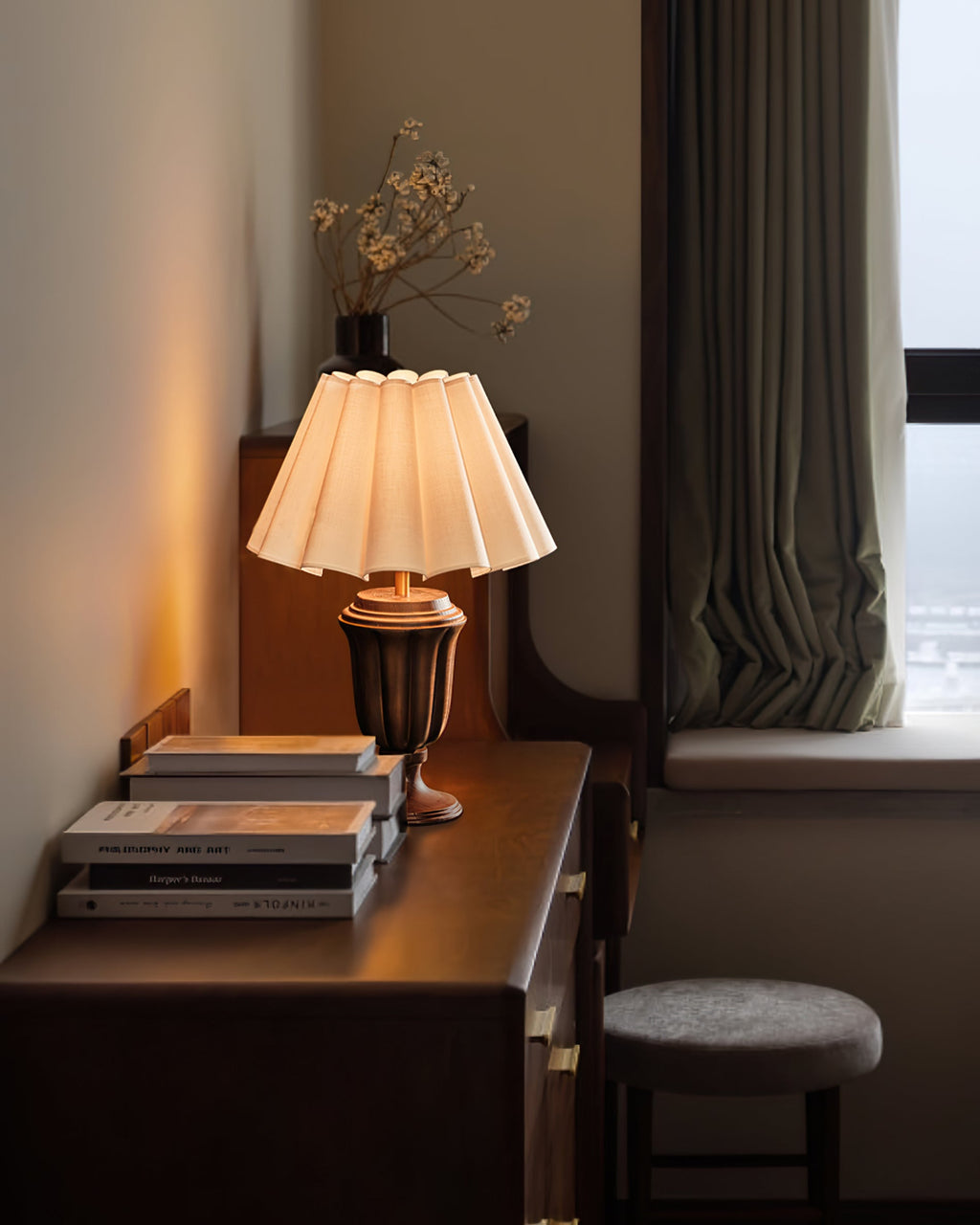 Langley Crest Illuminating Column Lamp