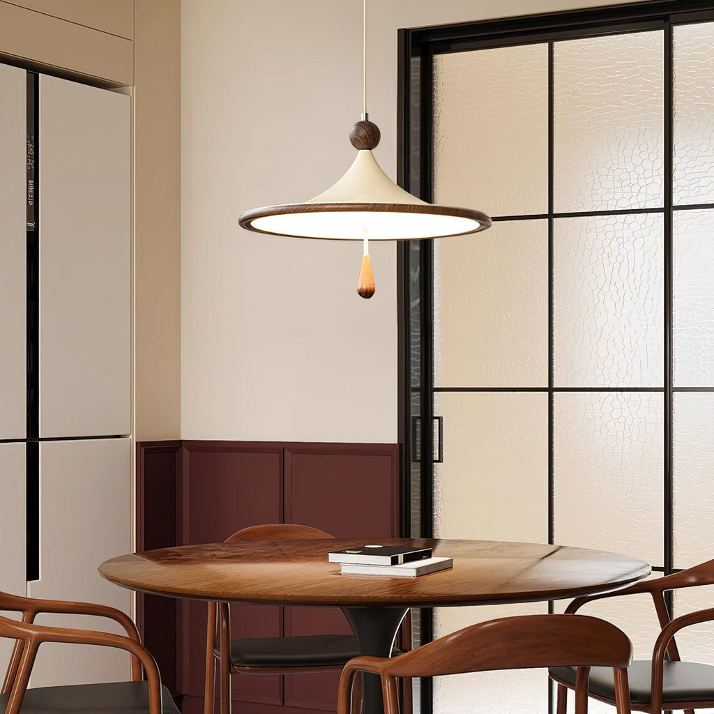WINTHROP AMBER GLASS HANGING LANTERN