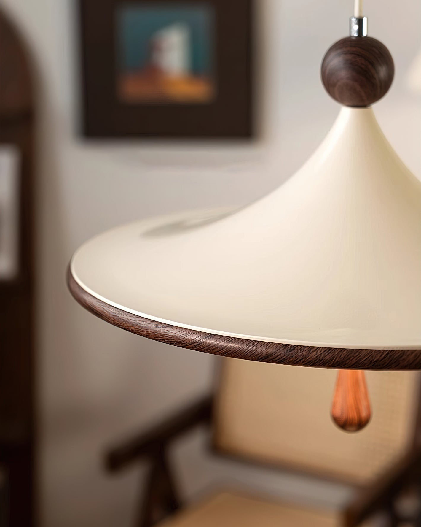 WINTHROP AMBER GLASS HANGING LANTERN