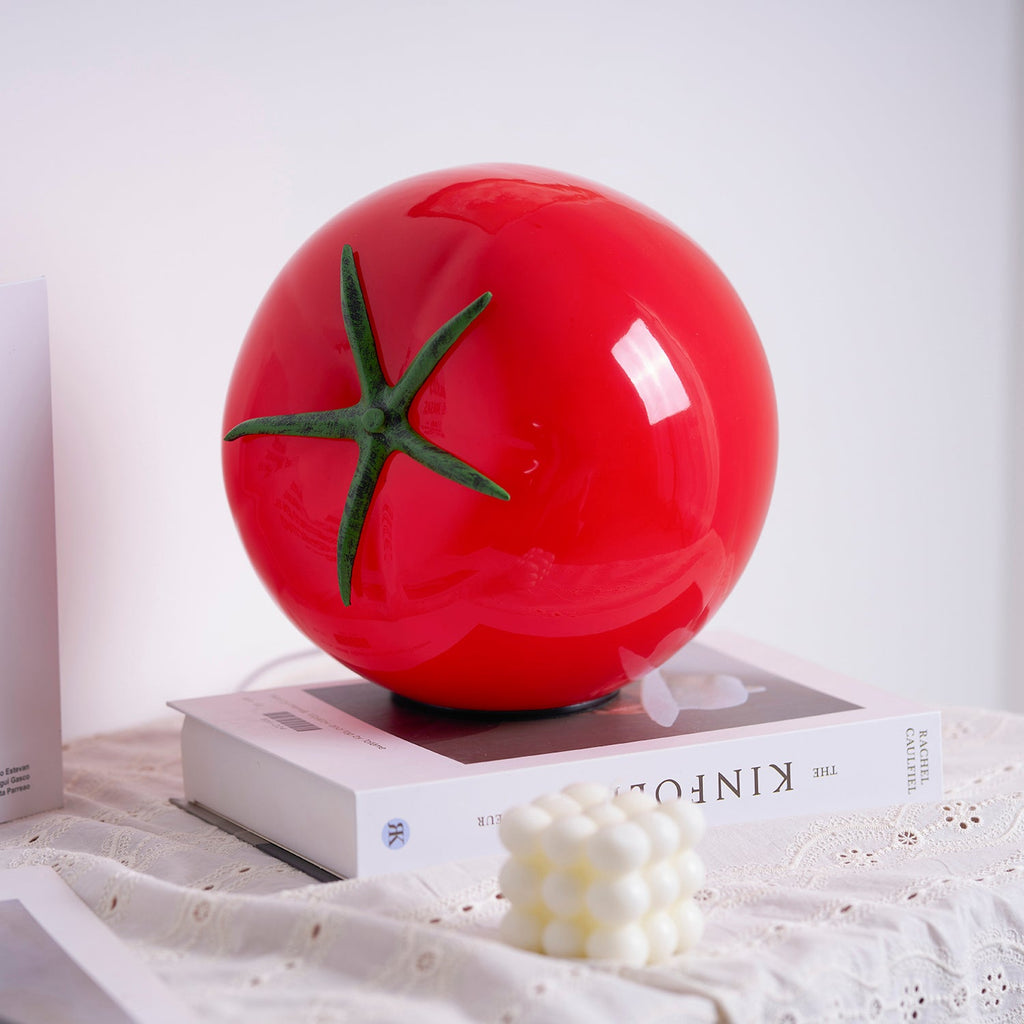 RAVENSCROFT TOMATO-RED GLASS LANTERN