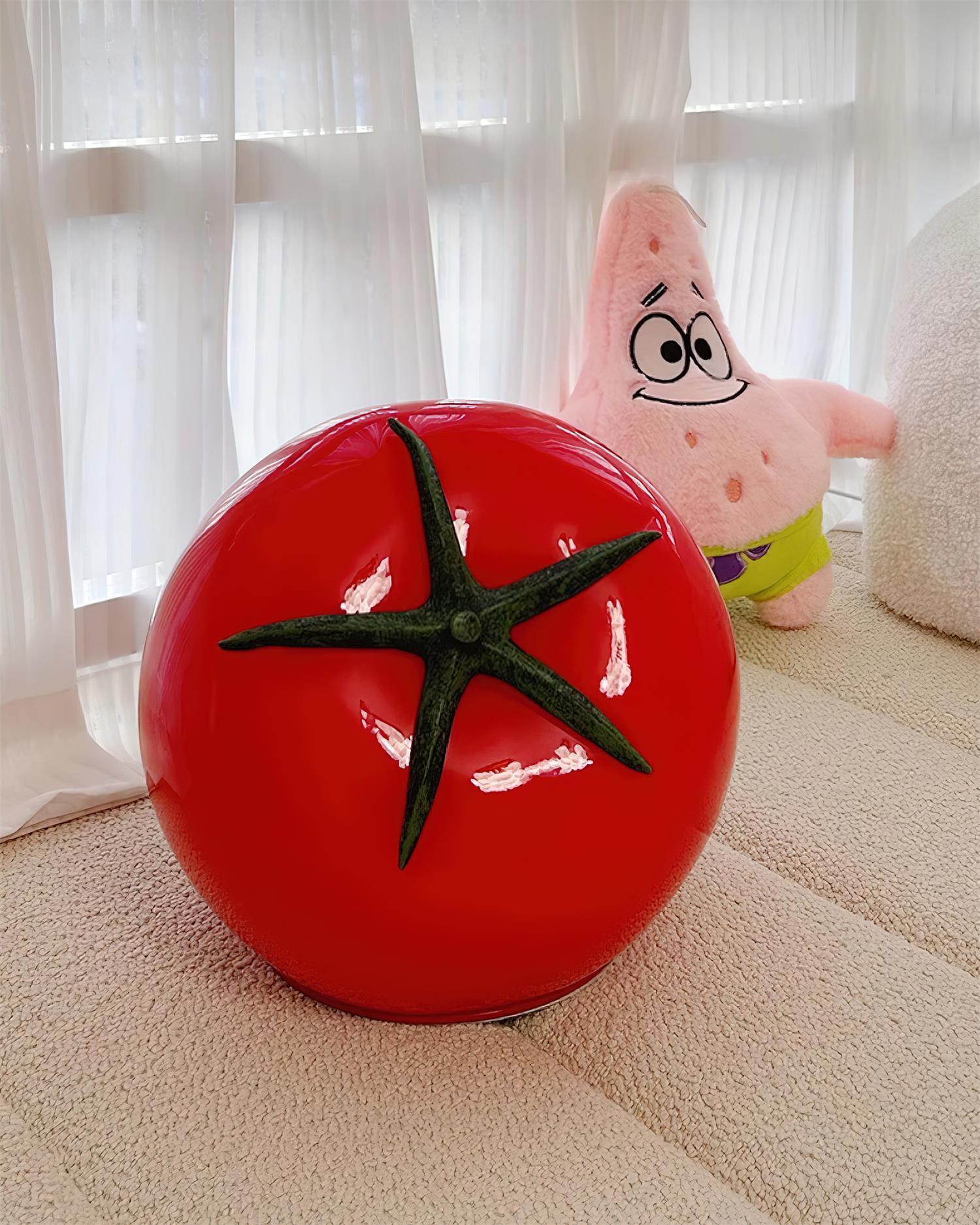 RAVENSCROFT TOMATO-RED GLASS LANTERN