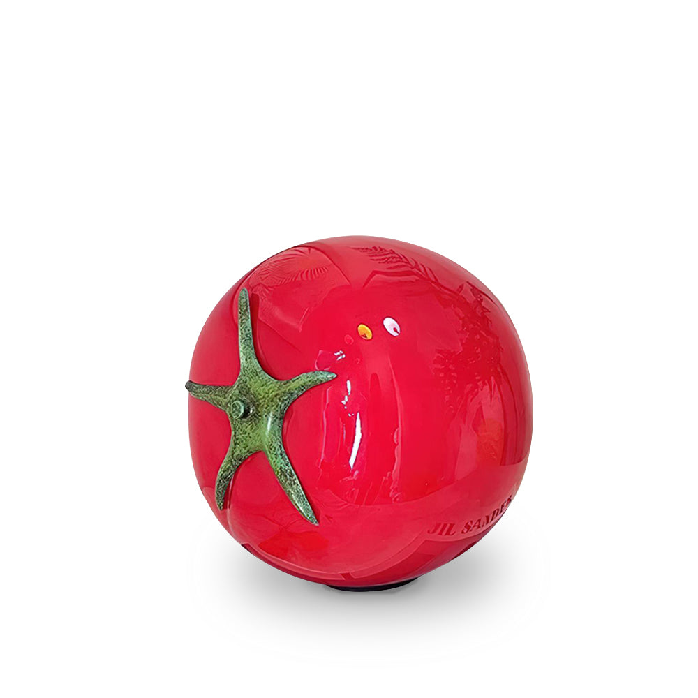 RAVENSCROFT TOMATO-RED GLASS LANTERN