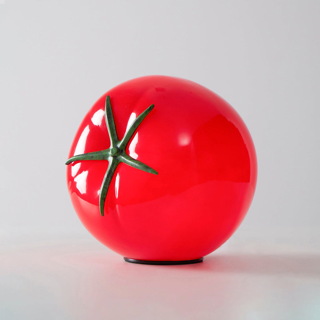 RAVENSCROFT TOMATO-RED GLASS LANTERN