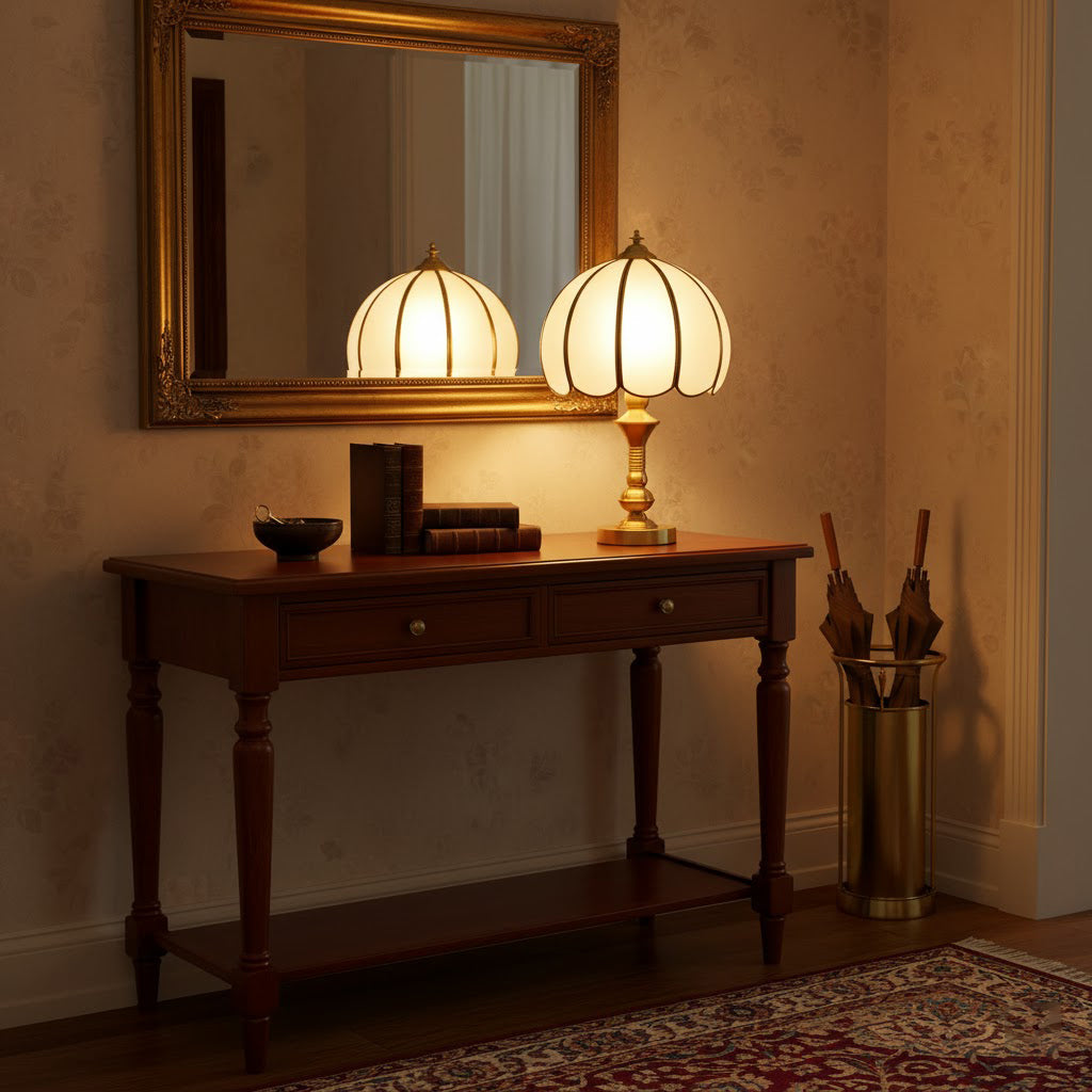 WINTHROP ANTIQUE BRASS ILLUMINATOR