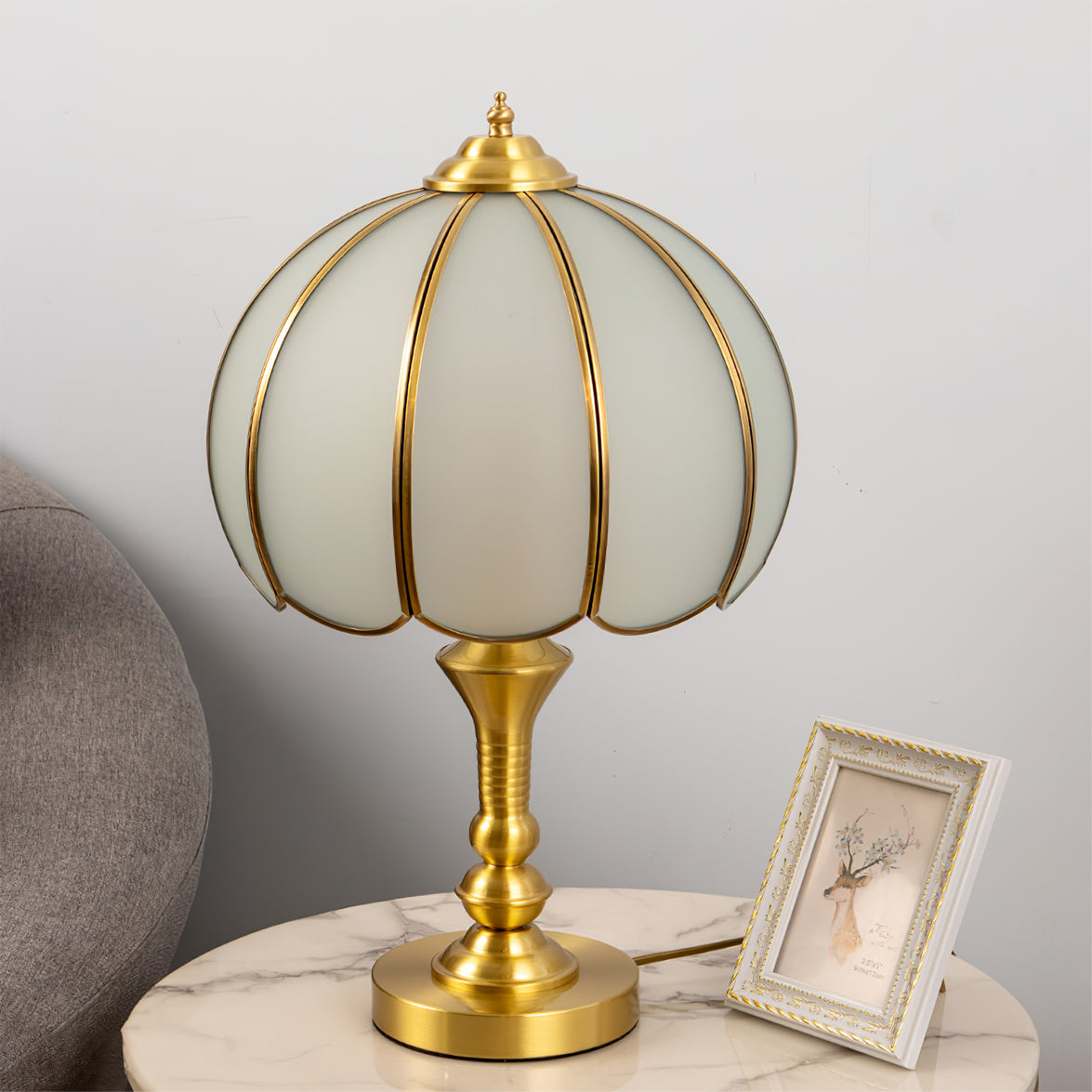 WINTHROP ANTIQUE BRASS ILLUMINATOR